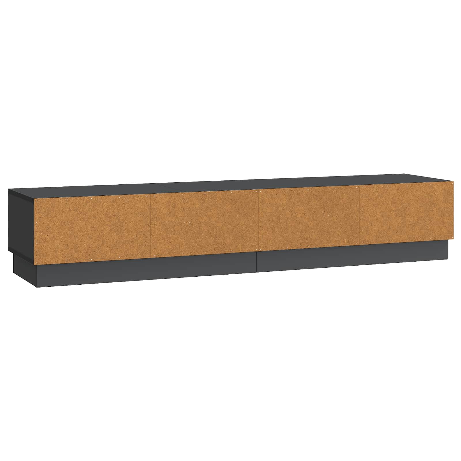 Meuble TV avec tiroir Noir 147 x 34,5 x 27 cm Bois d'ingénierie - XIOS