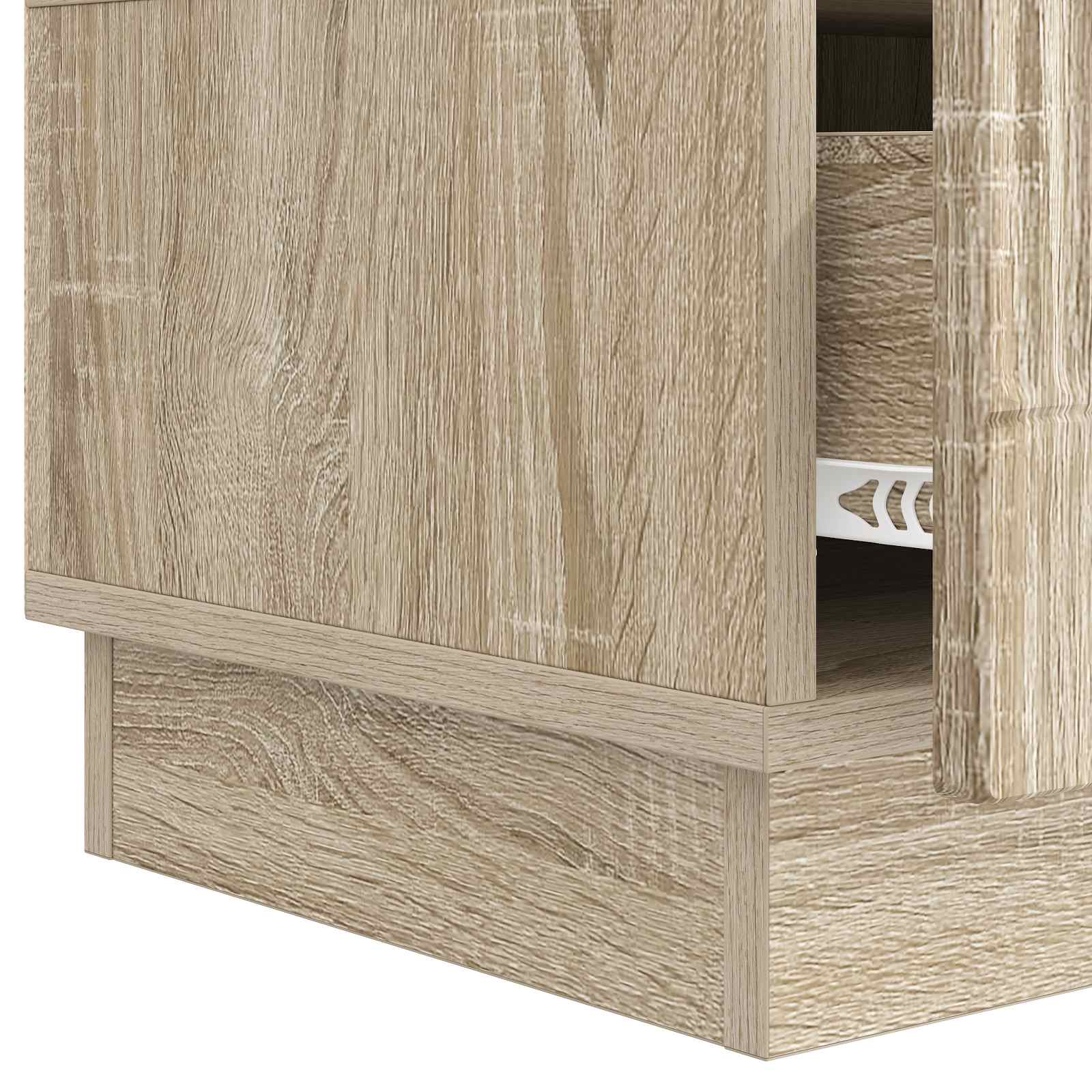 Meuble TV Chêne Sonoma 147 x 34,5 x 27 cm Bois d'ingénierie - XIOS