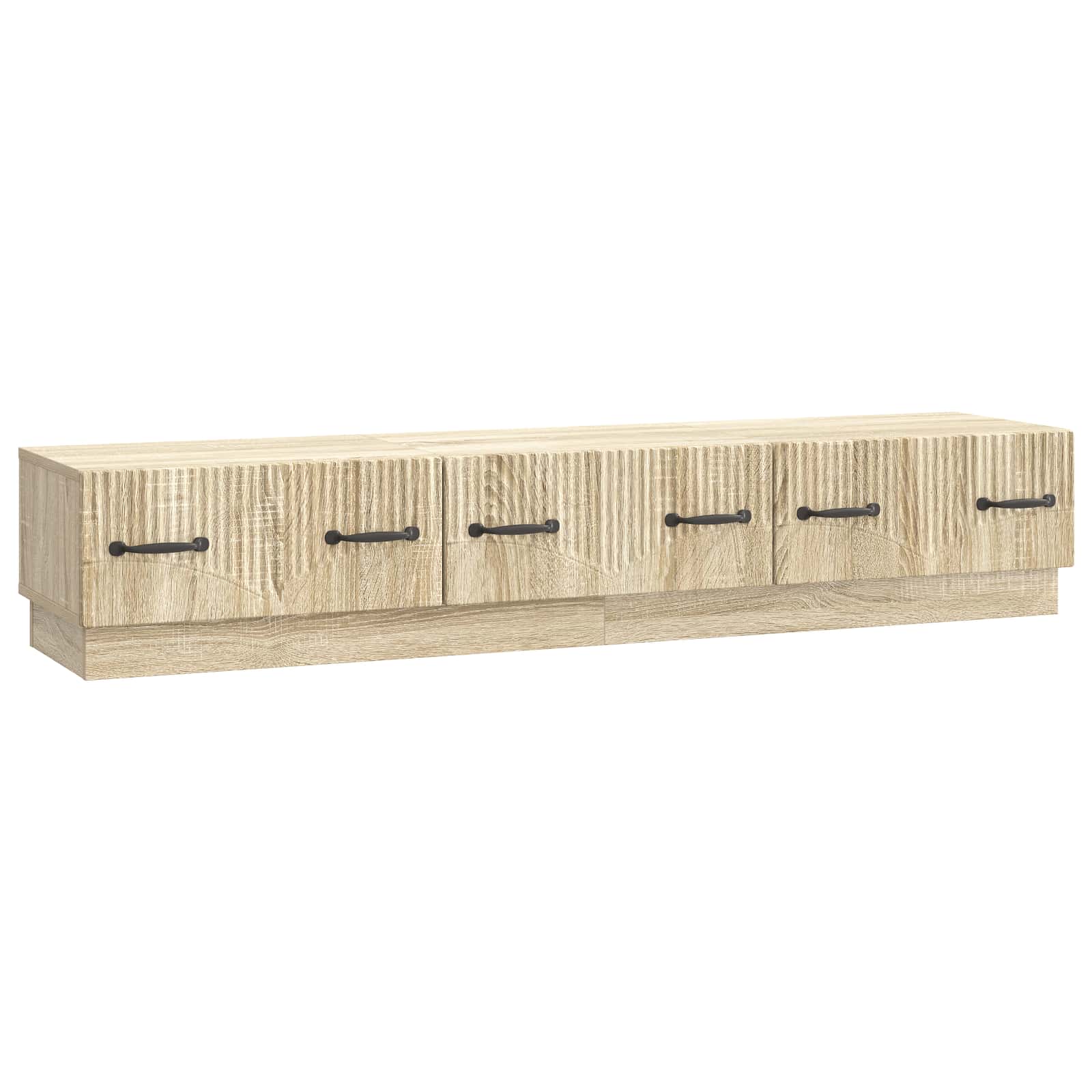 Meuble TV Chêne Sonoma 147 x 34,5 x 27 cm Bois d'ingénierie - XIOS