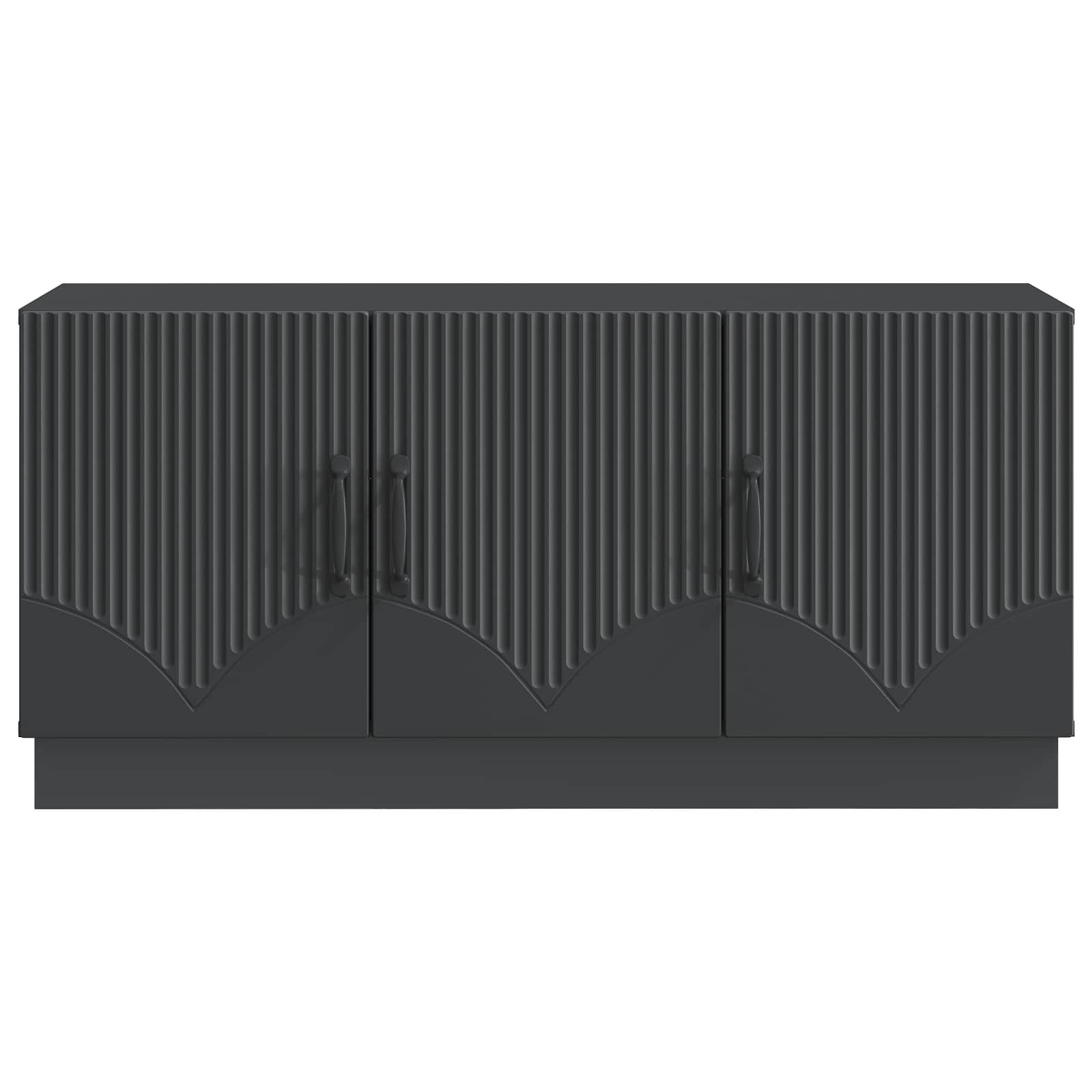 Meuble TV Noir 99 x 34,5 x 47 cm Bois d'ingénierie - XIOS