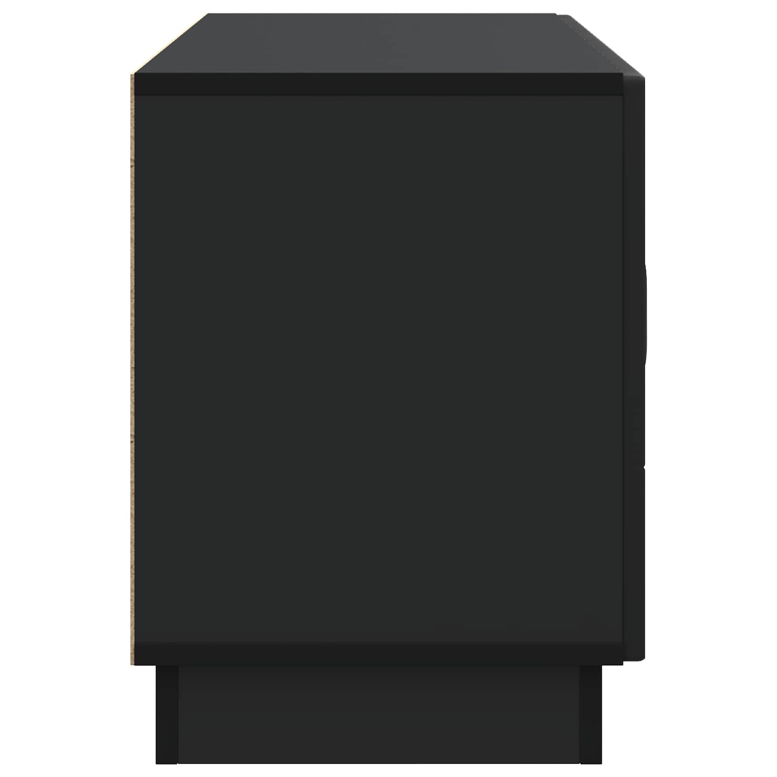 Meuble TV Noir 99 x 34,5 x 47 cm Bois d'ingénierie - XIOS