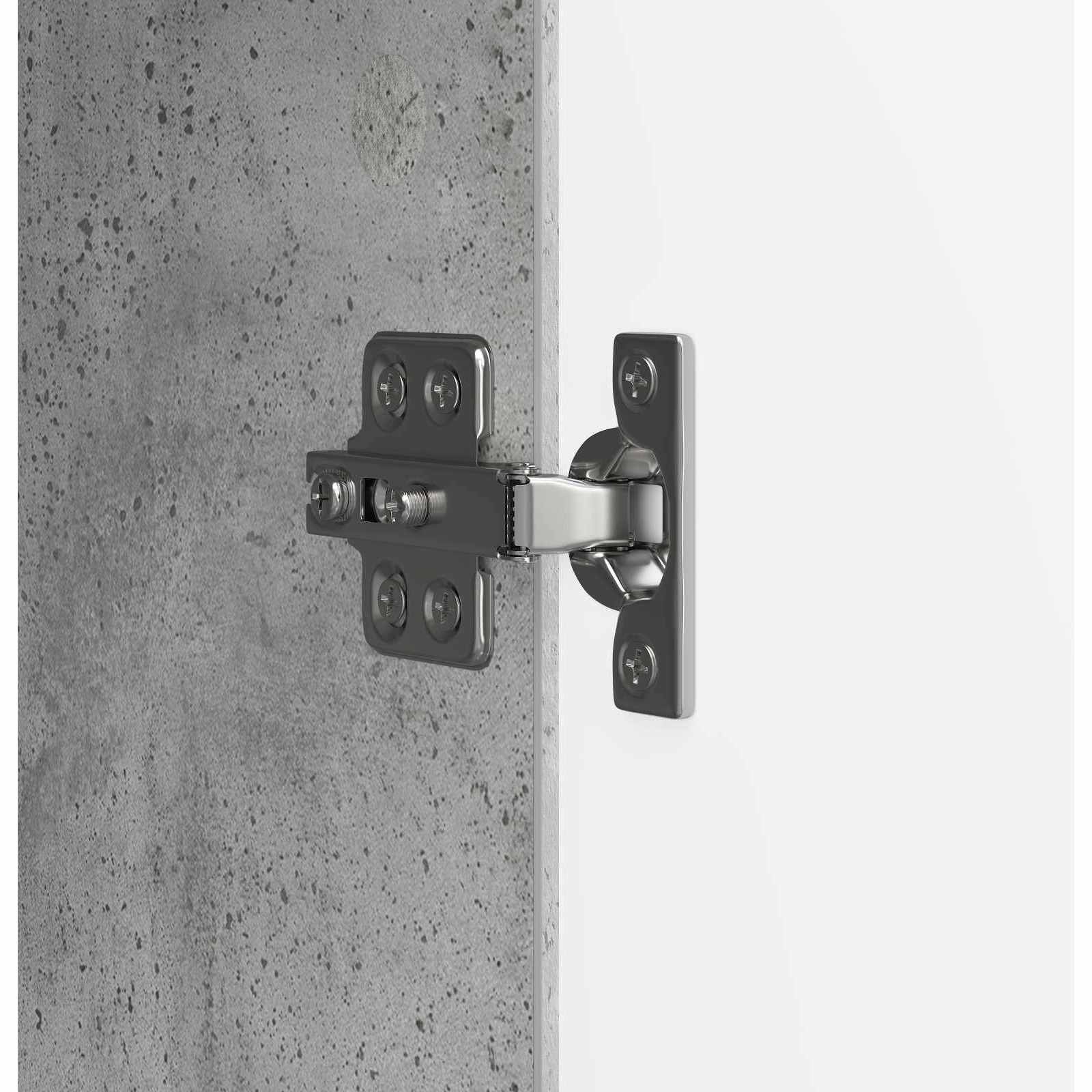 Meuble TV Gris béton 99 x 34,5 x 47 cm Bois d'ingénierie - XIOS