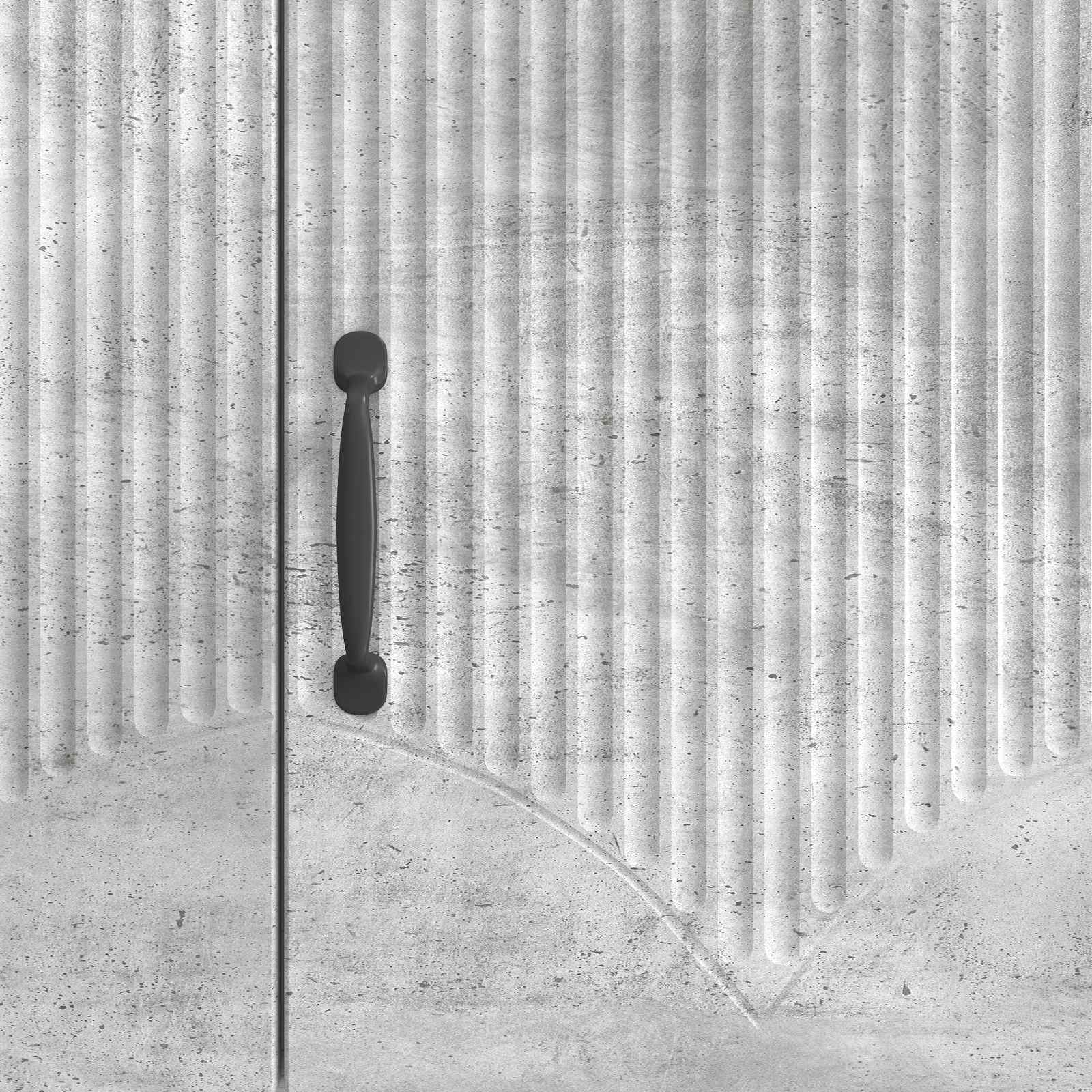 Meuble TV Gris béton 99 x 34,5 x 47 cm Bois d'ingénierie - XIOS