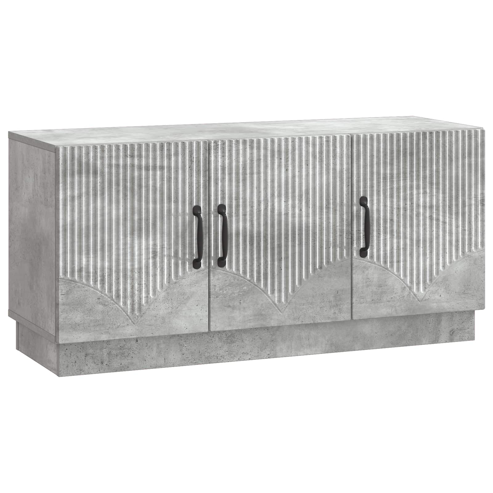 Meuble TV Gris béton 99 x 34,5 x 47 cm Bois d'ingénierie - XIOS