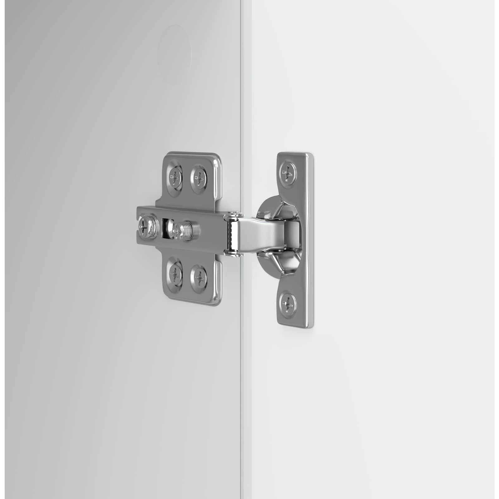 Meuble TV Blanc brillant 99 x 34,5 x 47 cm Bois d'ingénierie - XIOS