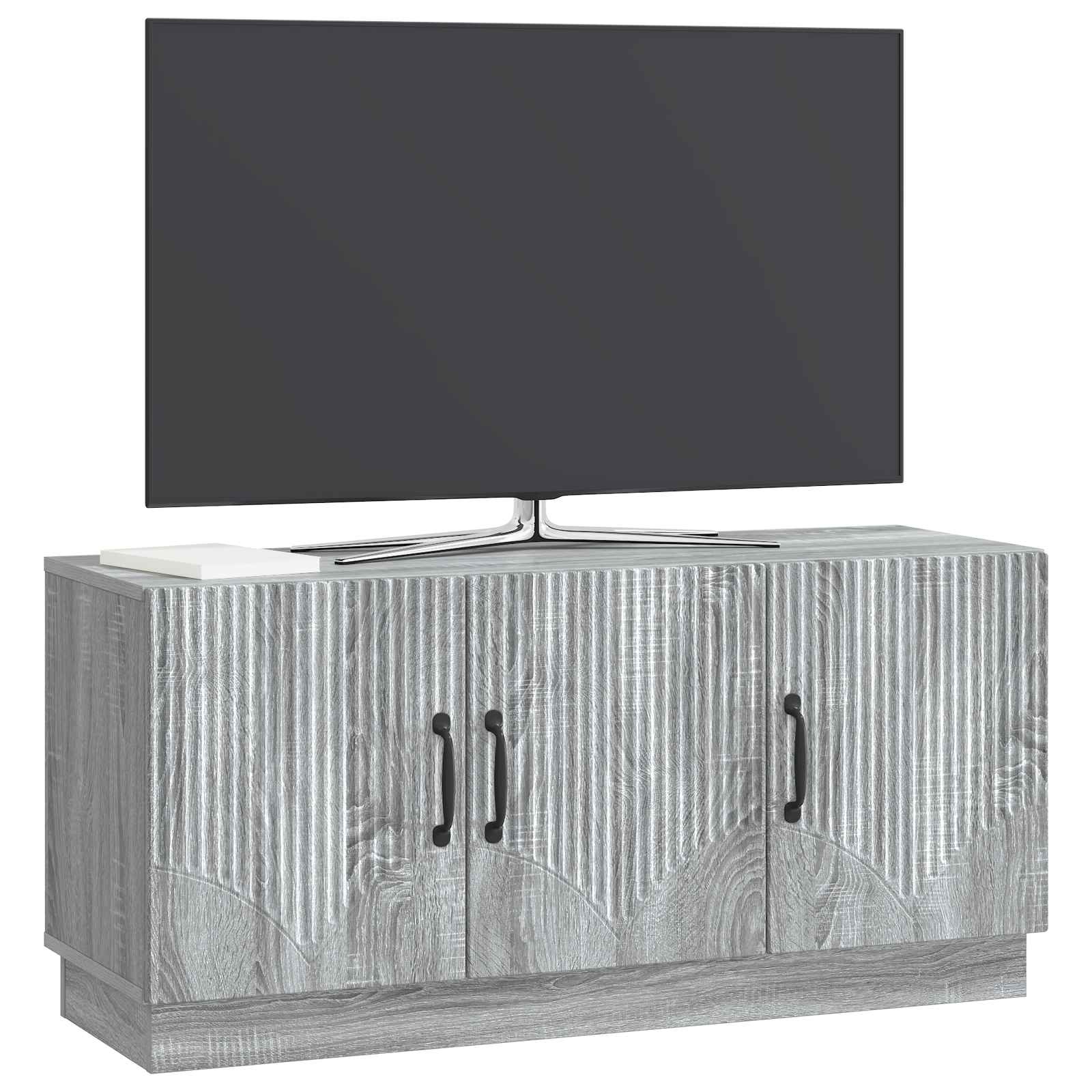 Meuble TV Sonoma gris 99 x 34,5 x 47 cm Bois d'ingénierie - XIOS