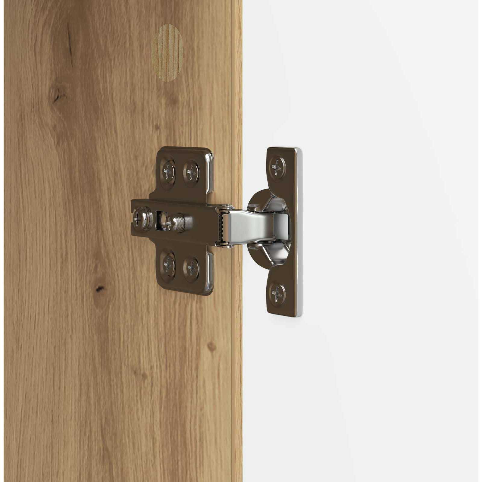 Meuble TV Chêne artisanal 99 x 34,5 x 47 cm Bois d'ingénierie - XIOS