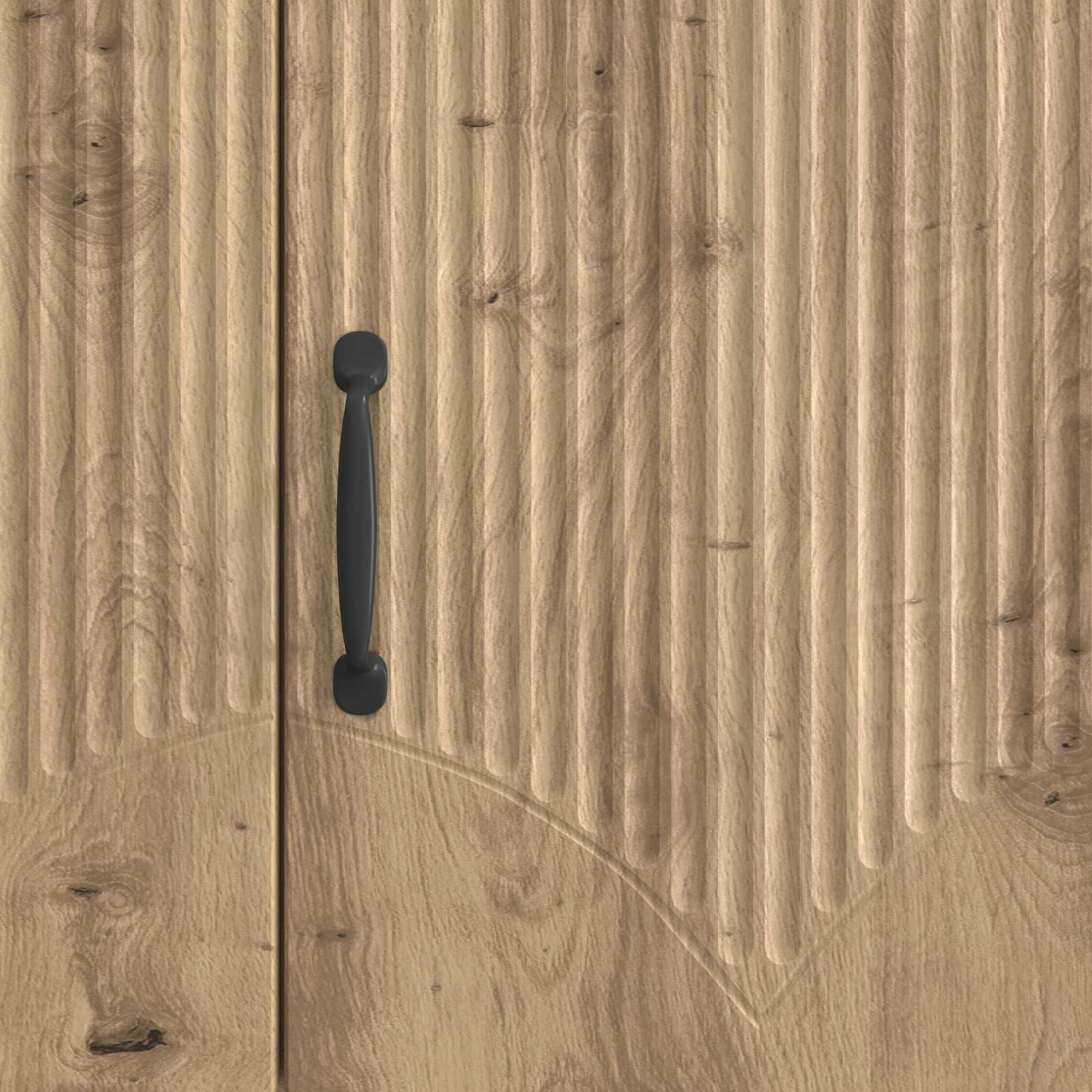 Meuble TV Chêne artisanal 99 x 34,5 x 47 cm Bois d'ingénierie - XIOS