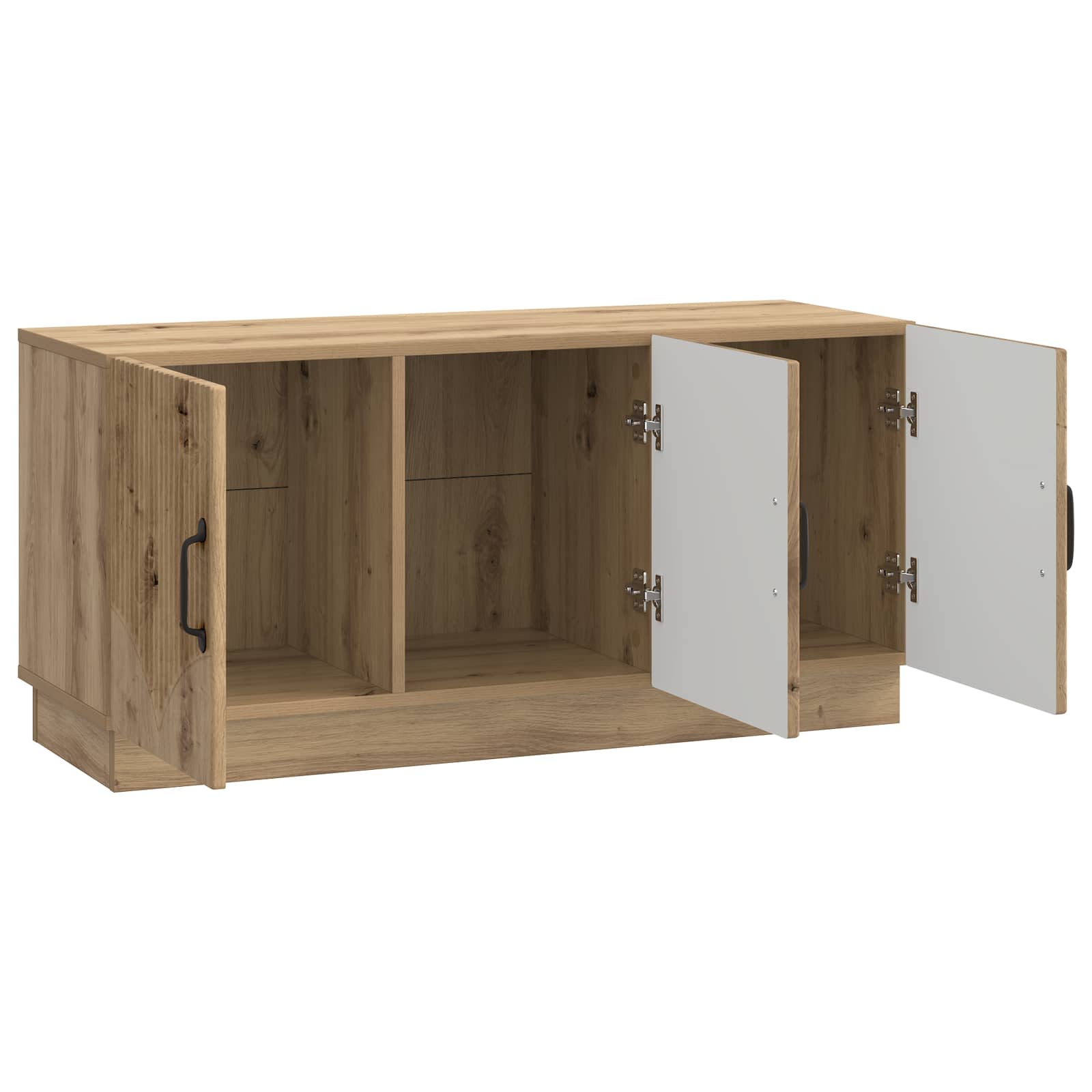 Meuble TV Chêne artisanal 99 x 34,5 x 47 cm Bois d'ingénierie - XIOS