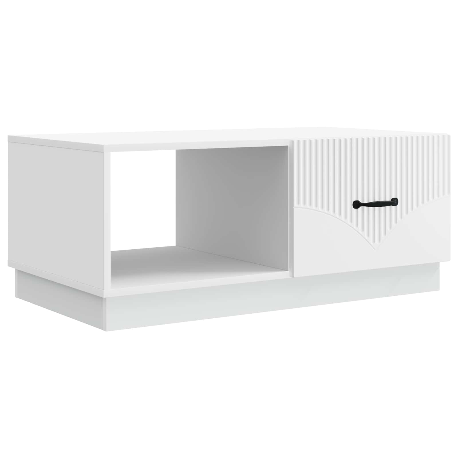 Table basse Blanc 90 x 50 x 37 cm Bois d'ingénierie - XIOS