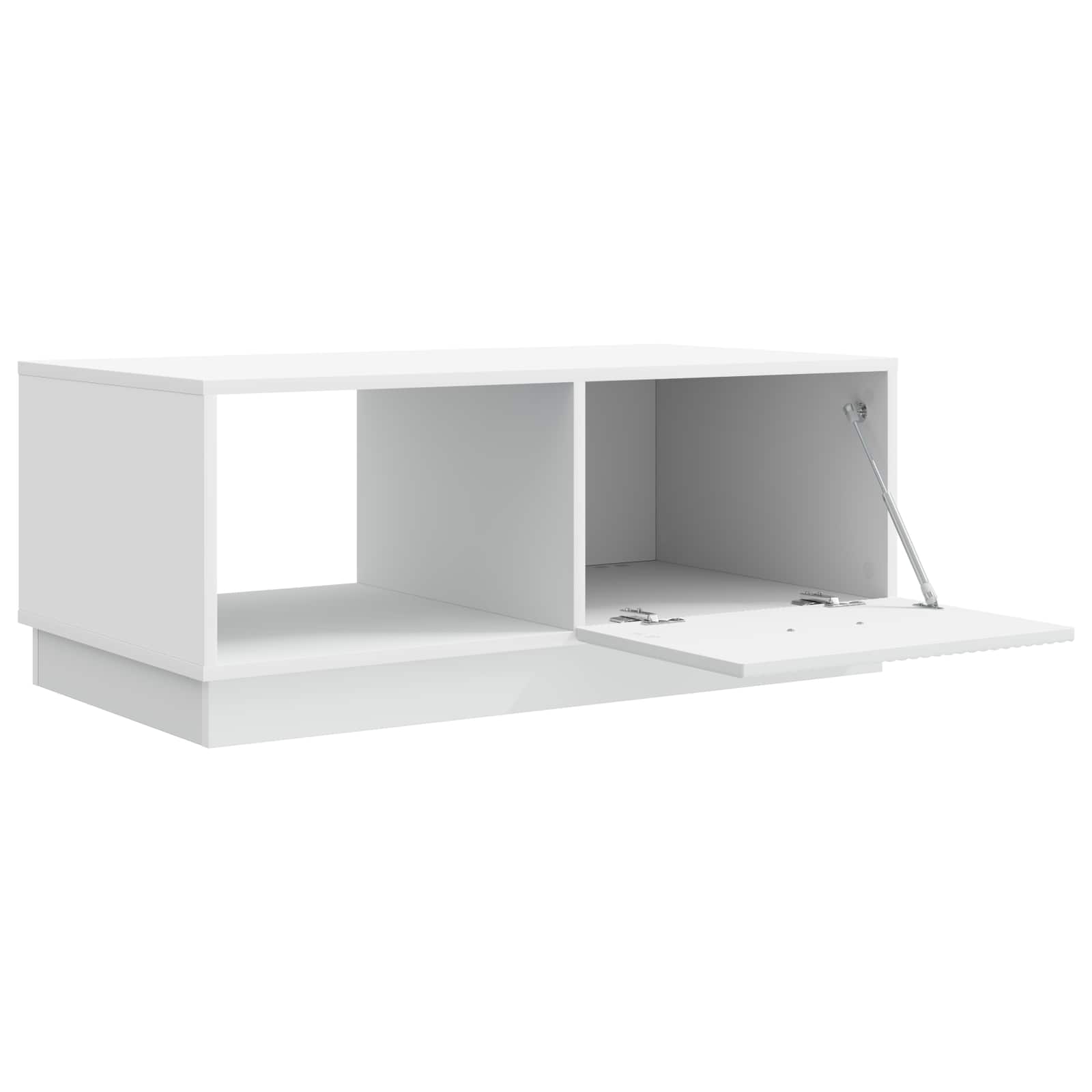 Table basse Blanc 90 x 50 x 37 cm Bois d'ingénierie - XIOS