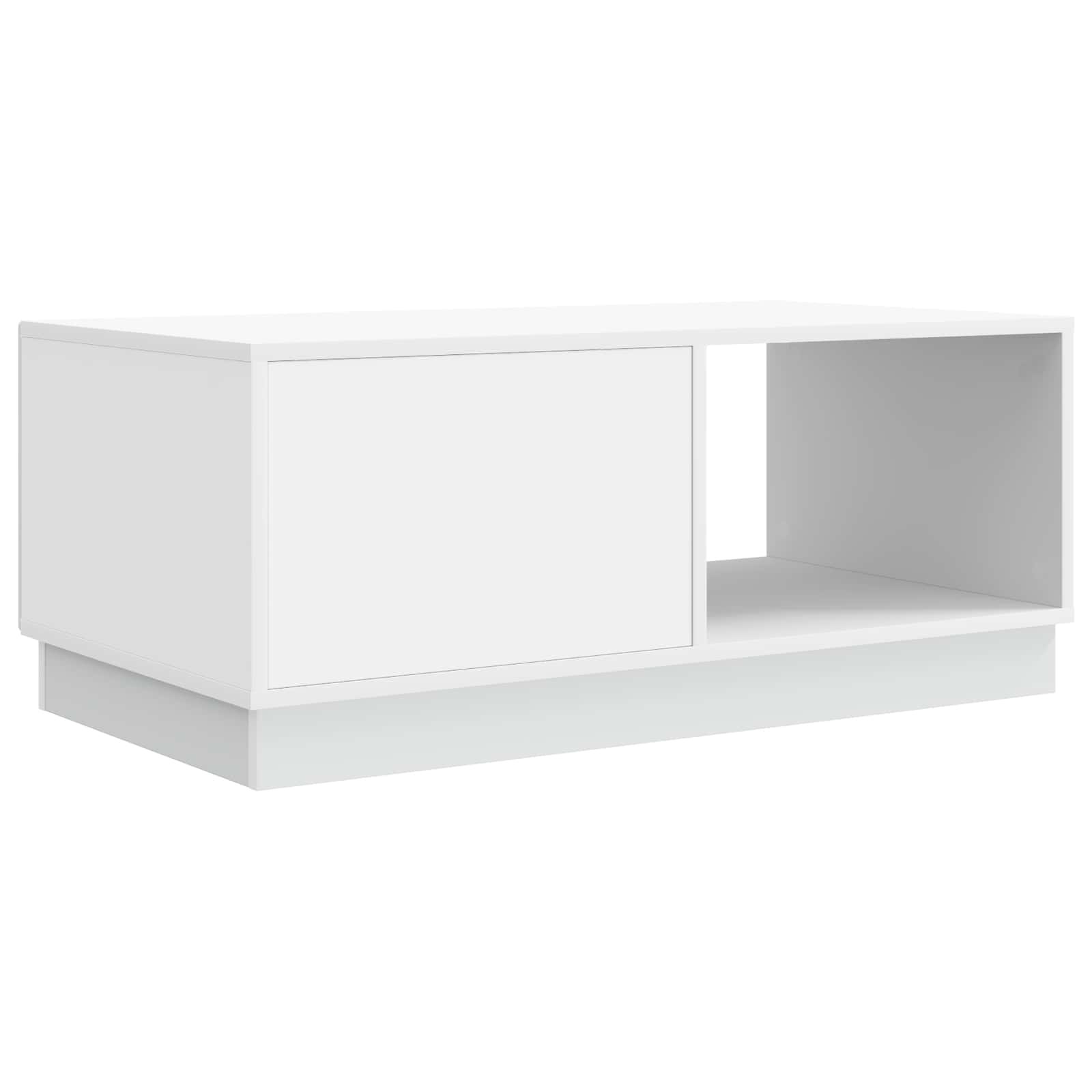 Table basse Blanc 90 x 50 x 37 cm Bois d'ingénierie - XIOS