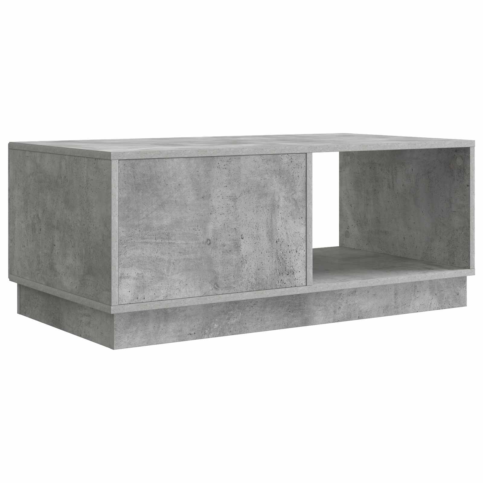Table basse Gris béton 90 x 50 x 37 cm Bois d'ingénierie - XIOS