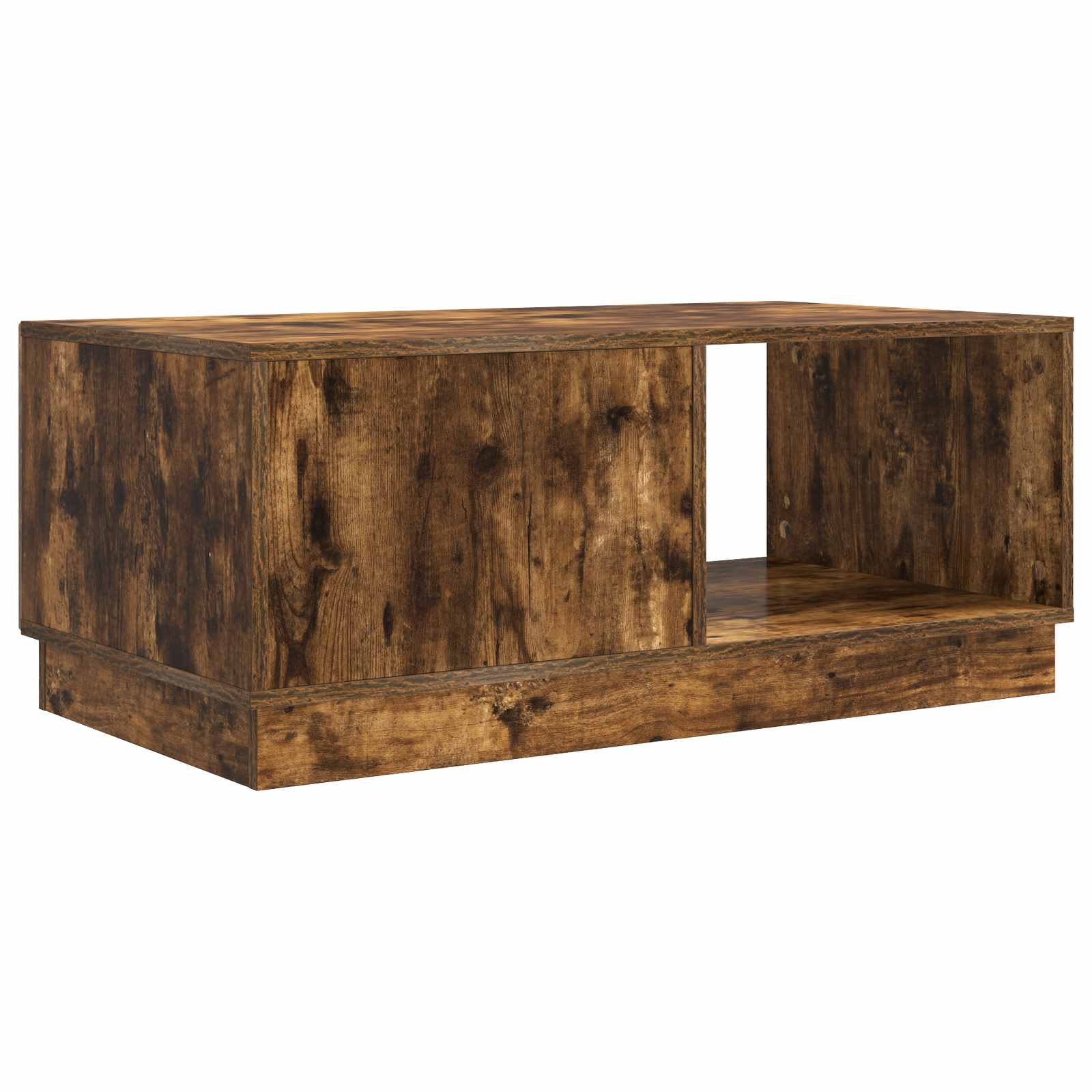 Table basse Chêne fumé 90 x 50 x 37 cm Bois d'ingénierie - XIOS
