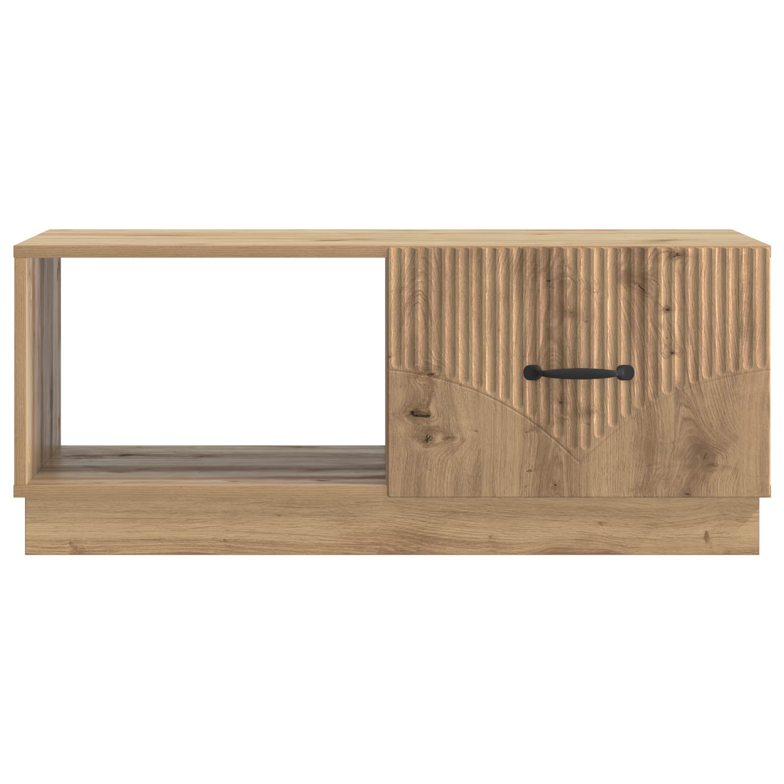 Table basse Chêne artisanal 90 x 50 x 37 cm Bois d'ingénierie - XIOS