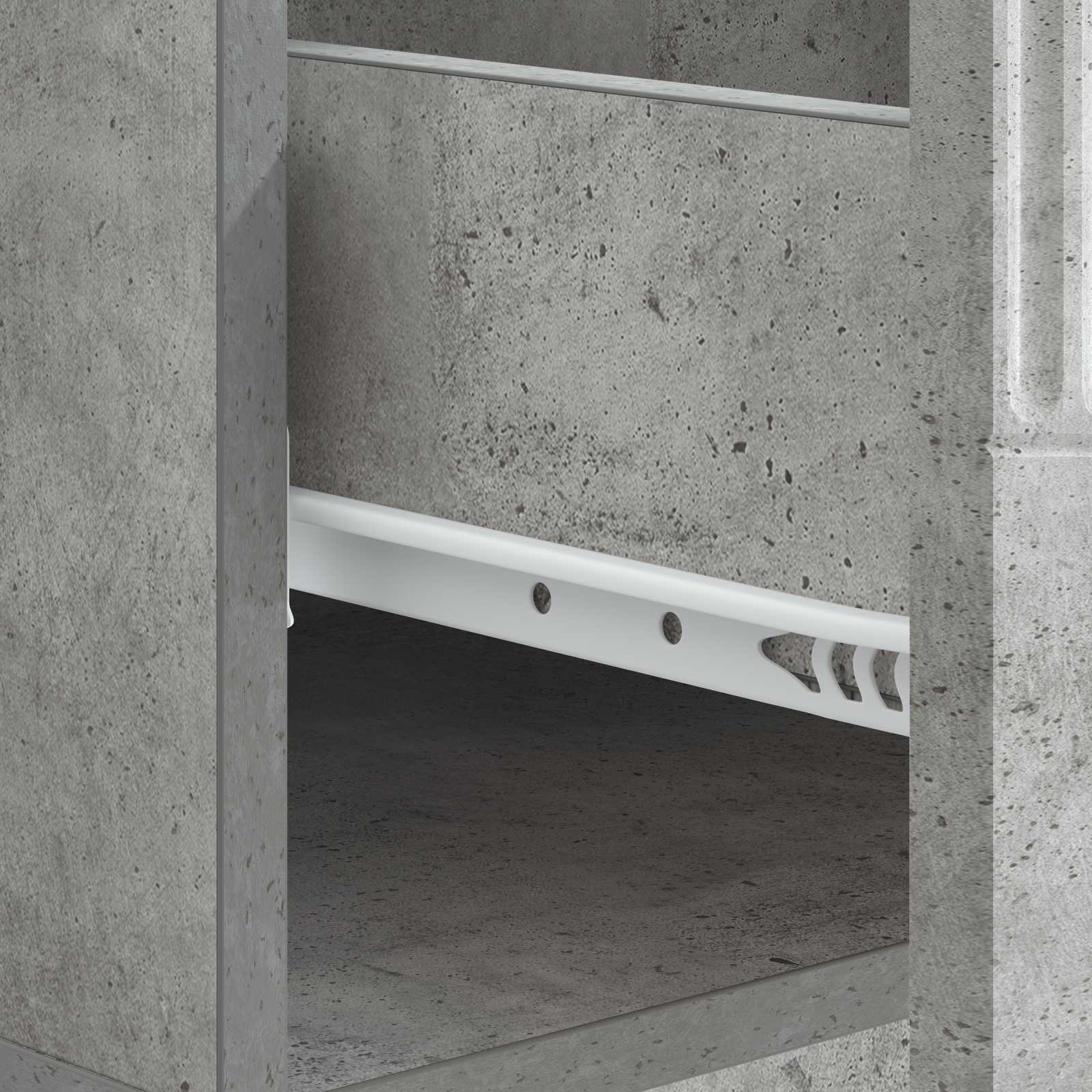 Table basse Gris béton 49 x 50 x 37 cm Bois d'ingénierie - XIOS