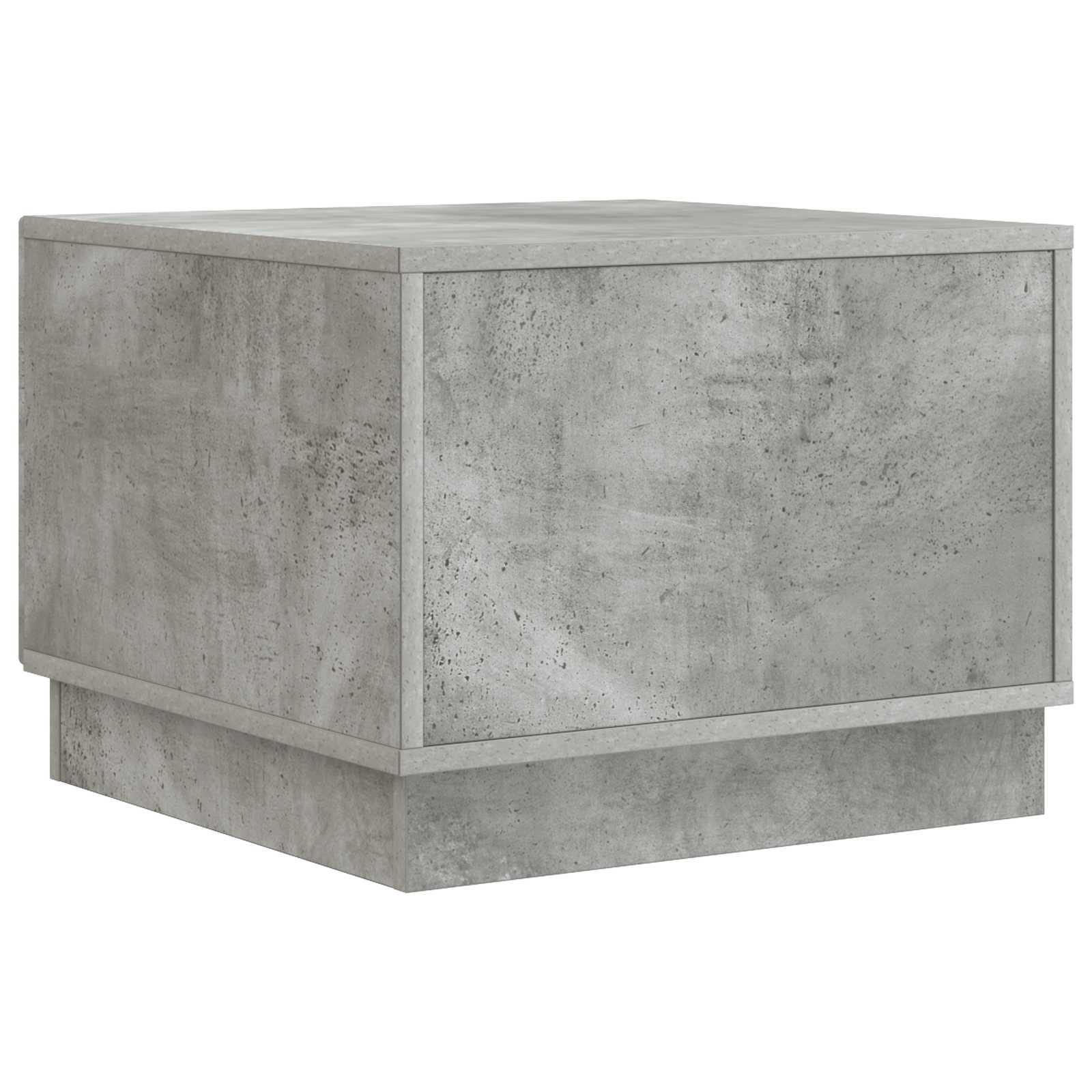 Table basse Gris béton 49 x 50 x 37 cm Bois d'ingénierie - XIOS