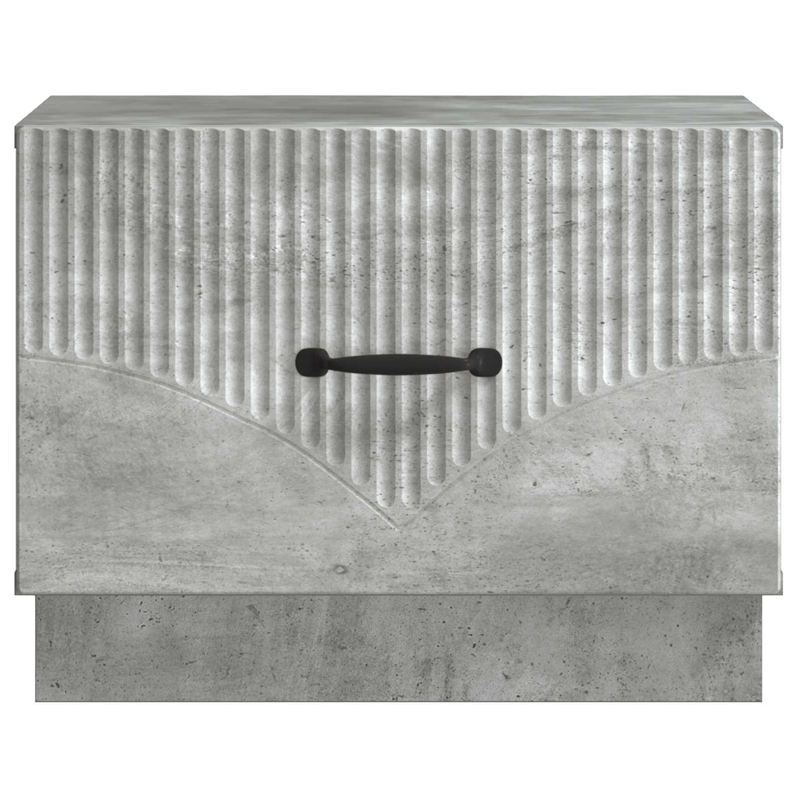 Table basse Gris béton 49 x 50 x 37 cm Bois d'ingénierie - XIOS