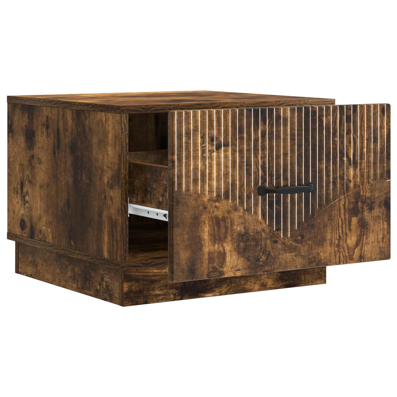 Table basse Chêne fumé 49 x 50 x 37 cm Bois d'ingénierie - XIOS