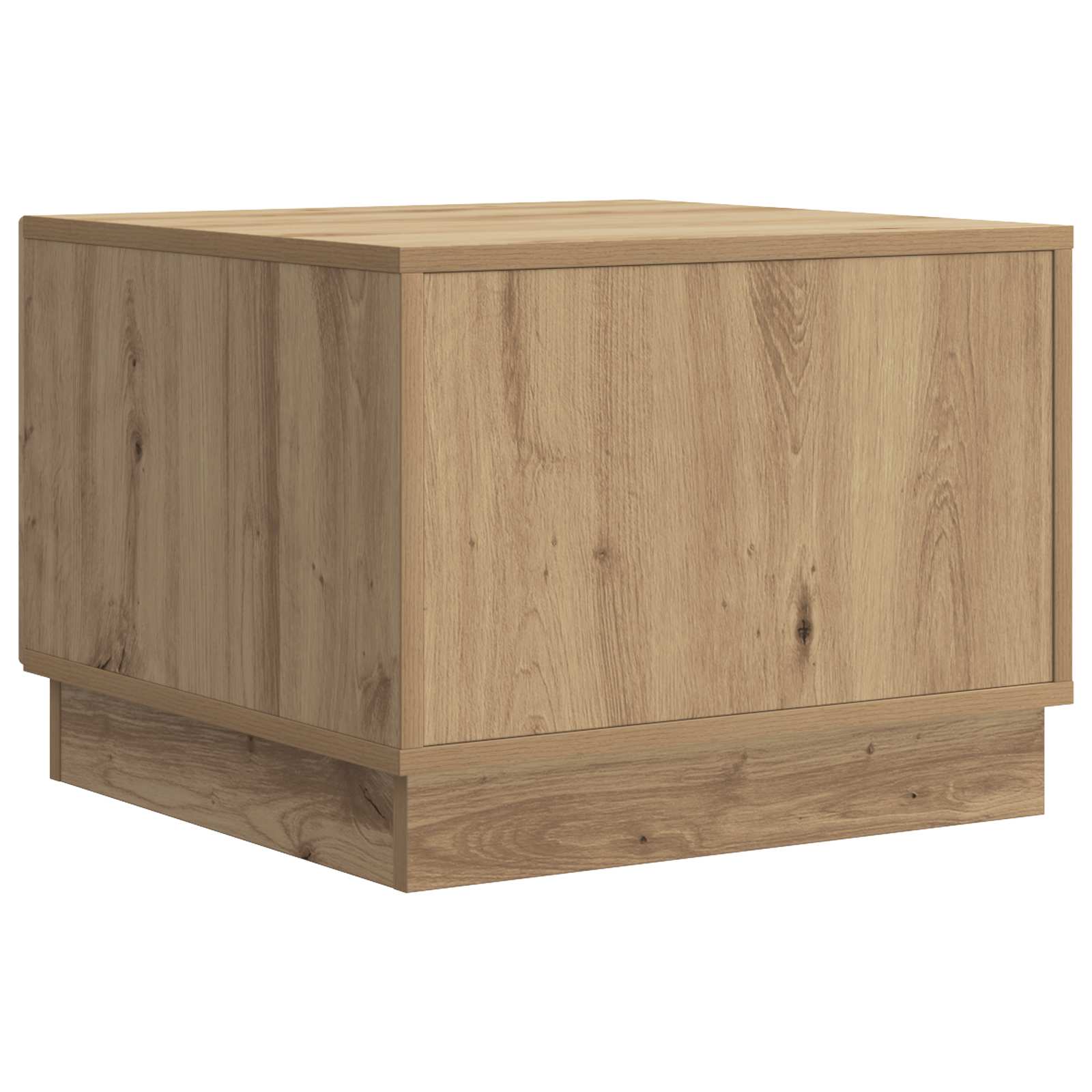 Table basse Chêne artisanal 49 x 50 x 37 cm Bois d'ingénierie - XIOS