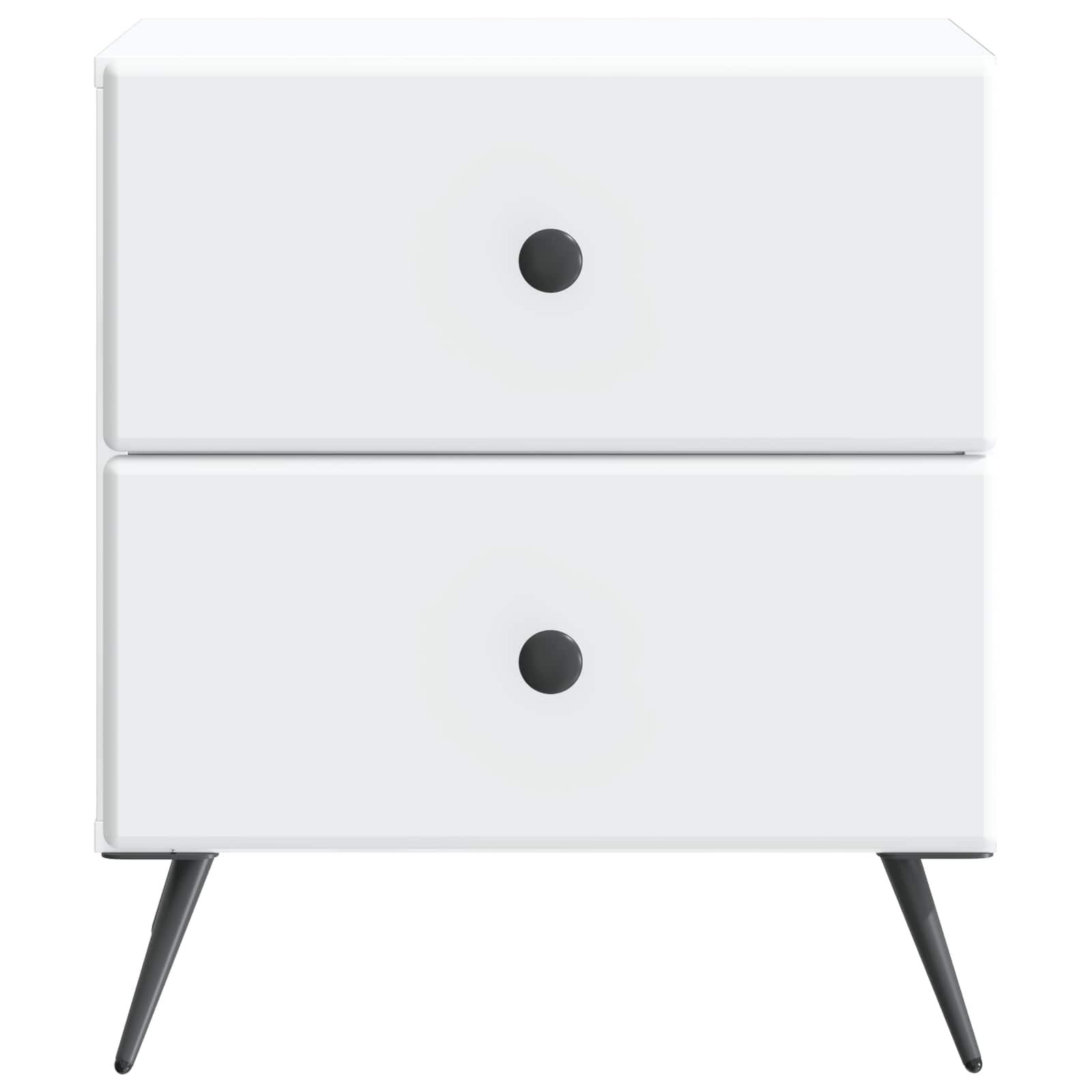Cabinet de chevet Blanc 43 x 34,5 x 47,5 cm Bois d'ingénierie - XIOS