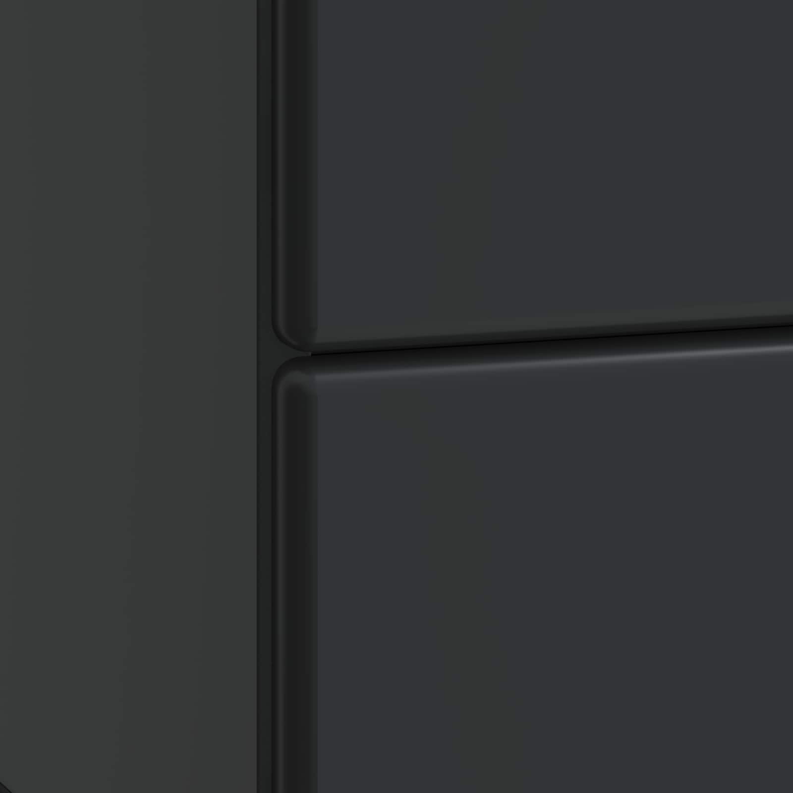 Cabinet de chevet Noir 43 x 34,5 x 47,5 cm Bois d'ingénierie - XIOS