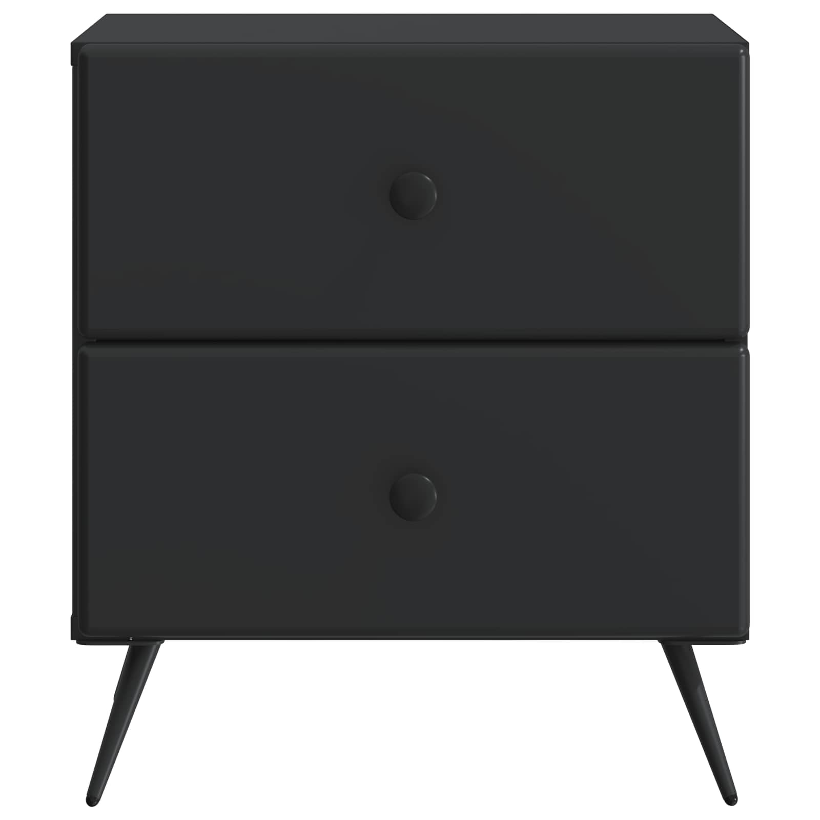 Cabinet de chevet Noir 43 x 34,5 x 47,5 cm Bois d'ingénierie - XIOS