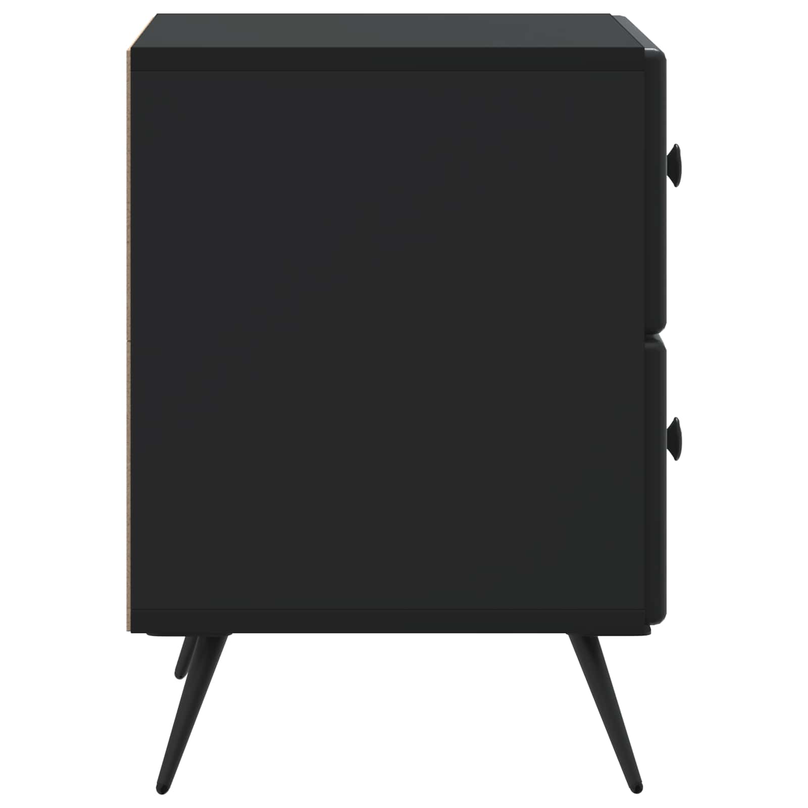 Cabinet de chevet Noir 43 x 34,5 x 47,5 cm Bois d'ingénierie - XIOS