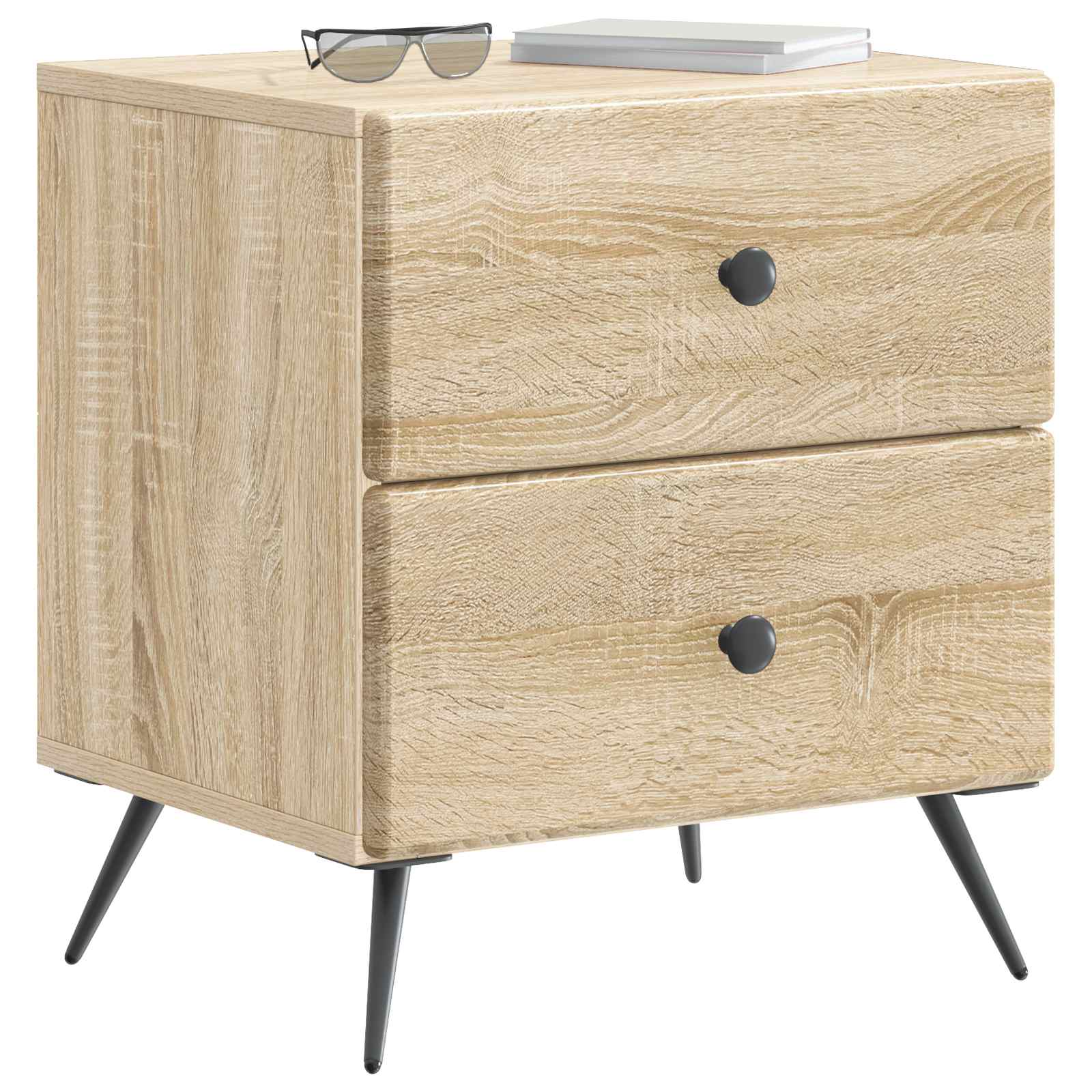 Cabinet de chevet 2 pcs Chêne Sonoma 43 x 34,5 x 47,5 cm - XIOS