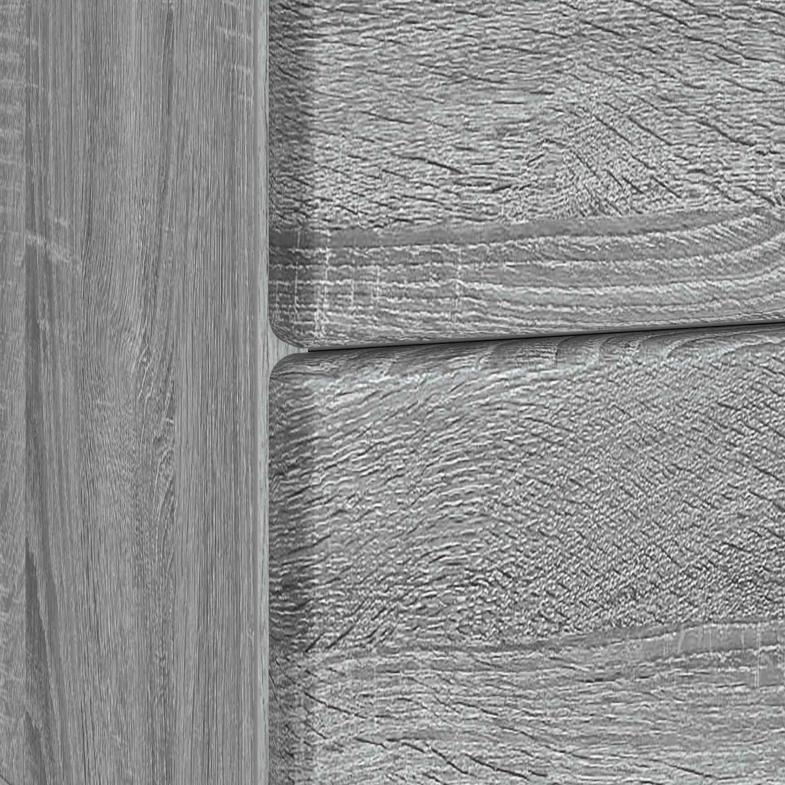 Cabinet de chevet 2 pcs Sonoma gris 43 x 34,5 x 47,5 cm - XIOS