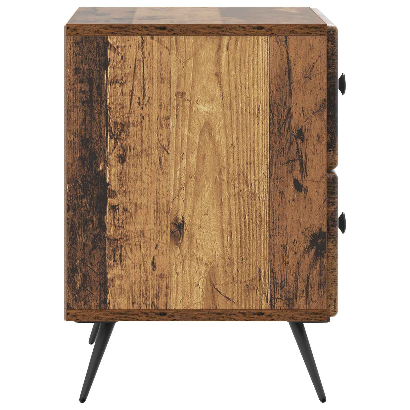 Cabinet de chevet avec tiroir Bois ancien 43 x 34,5 x 47,5 cm - XIOS