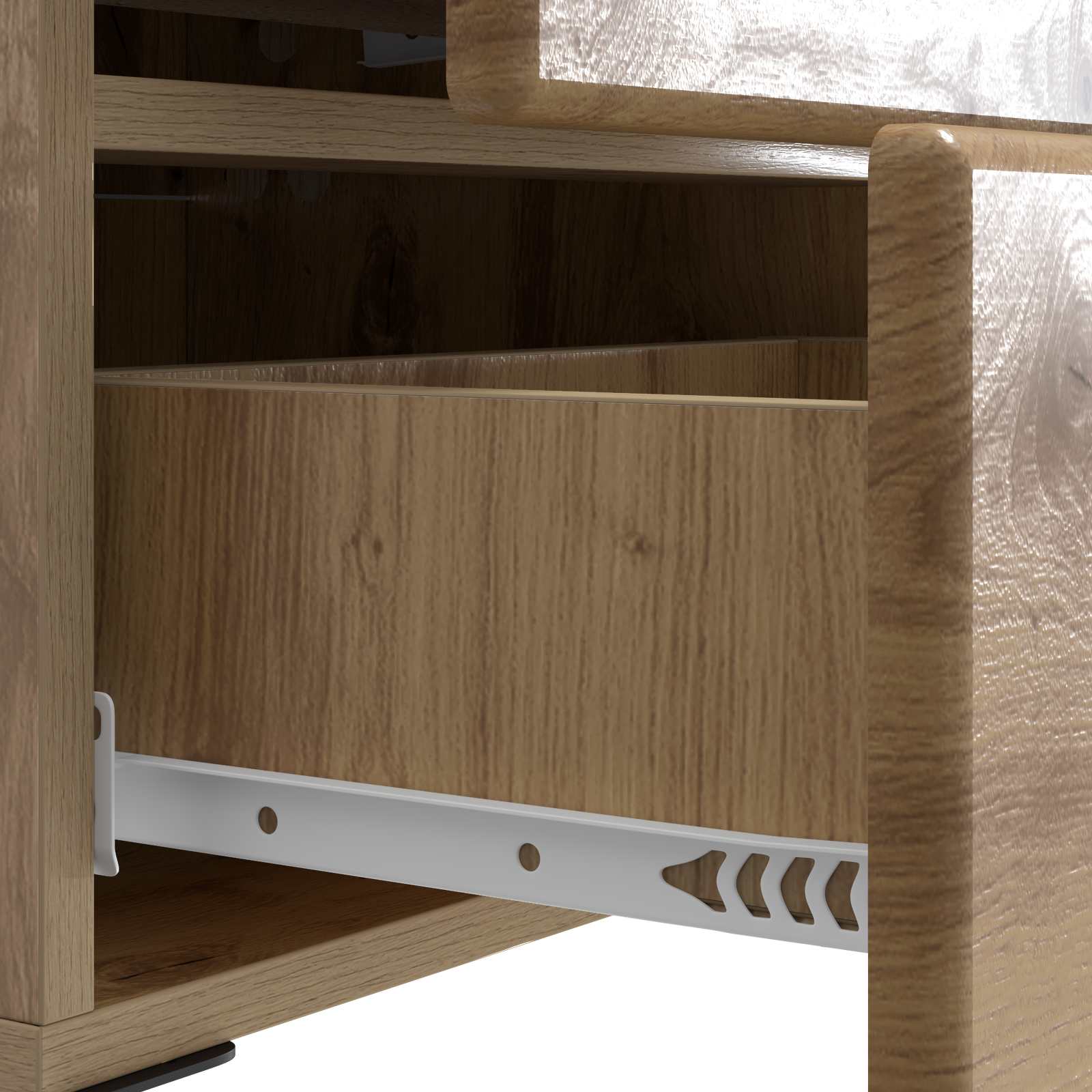 Cabinet de chevet Chêne artisanal 43 x 34,5 x 47,5 cm - XIOS
