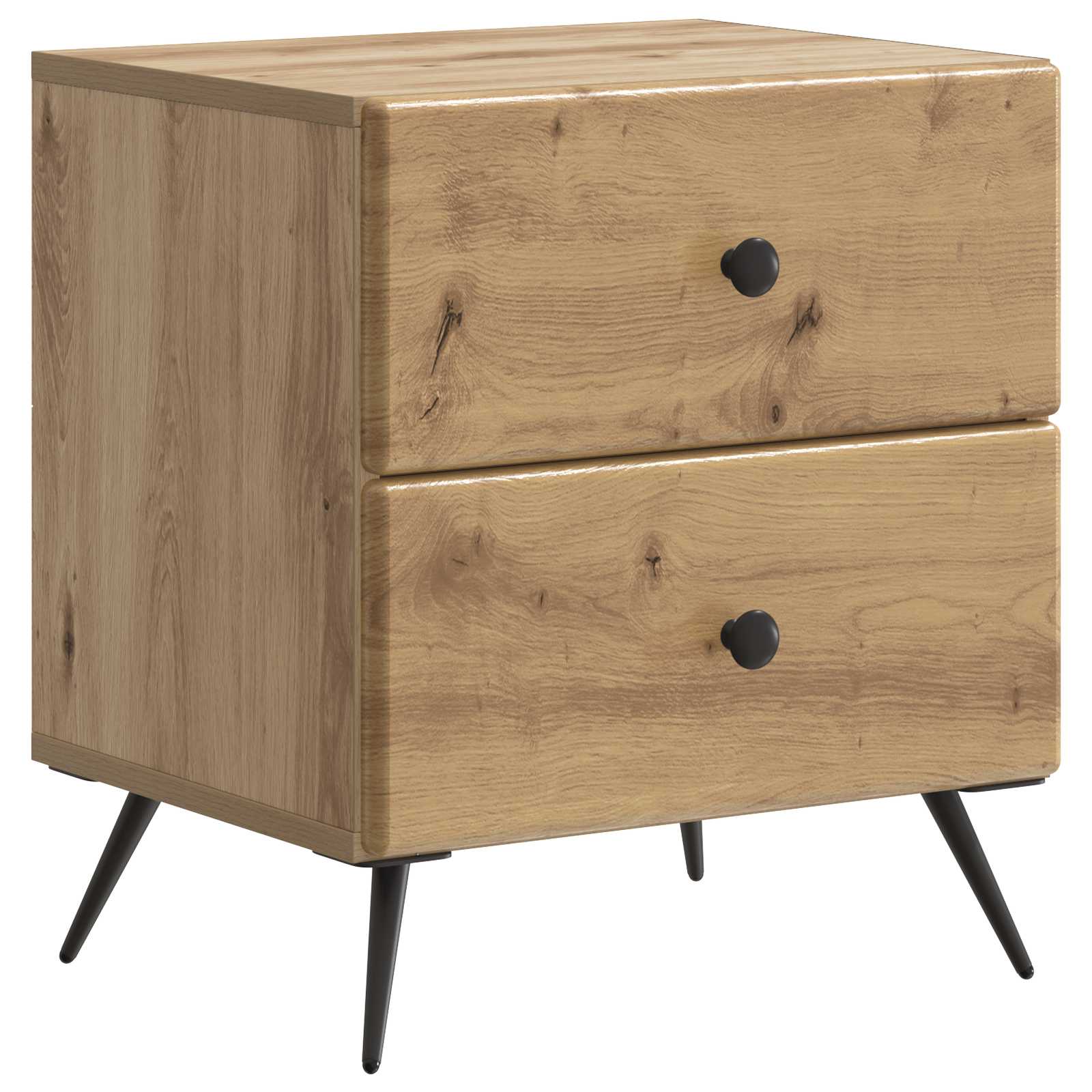 Cabinet de chevet Chêne artisanal 43 x 34,5 x 47,5 cm - XIOS