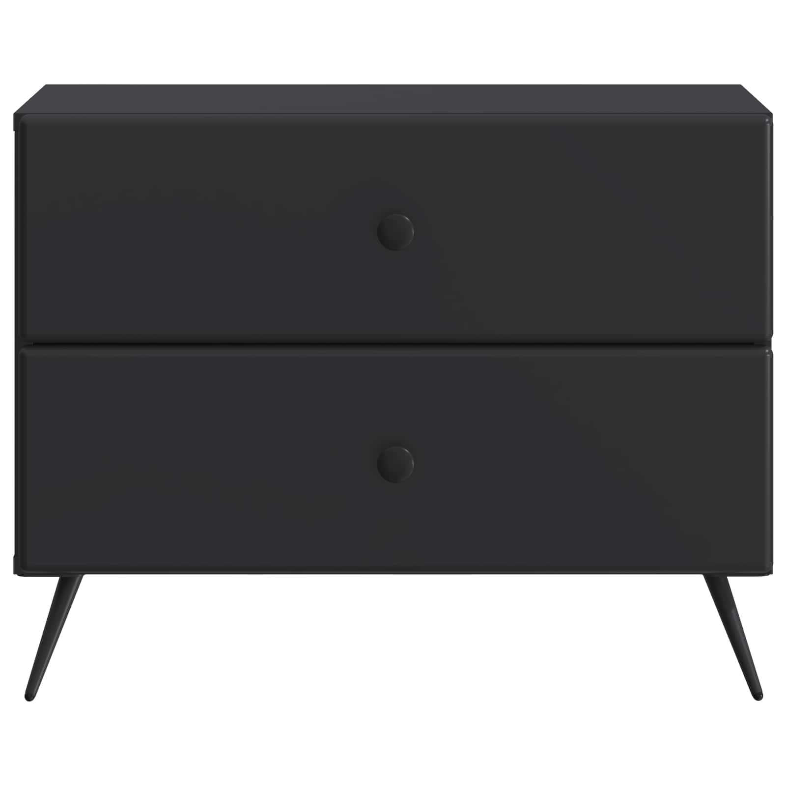 Cabinet de chevet Noir 62 x 34,5 x 47,5 cm Bois d'ingénierie - XIOS