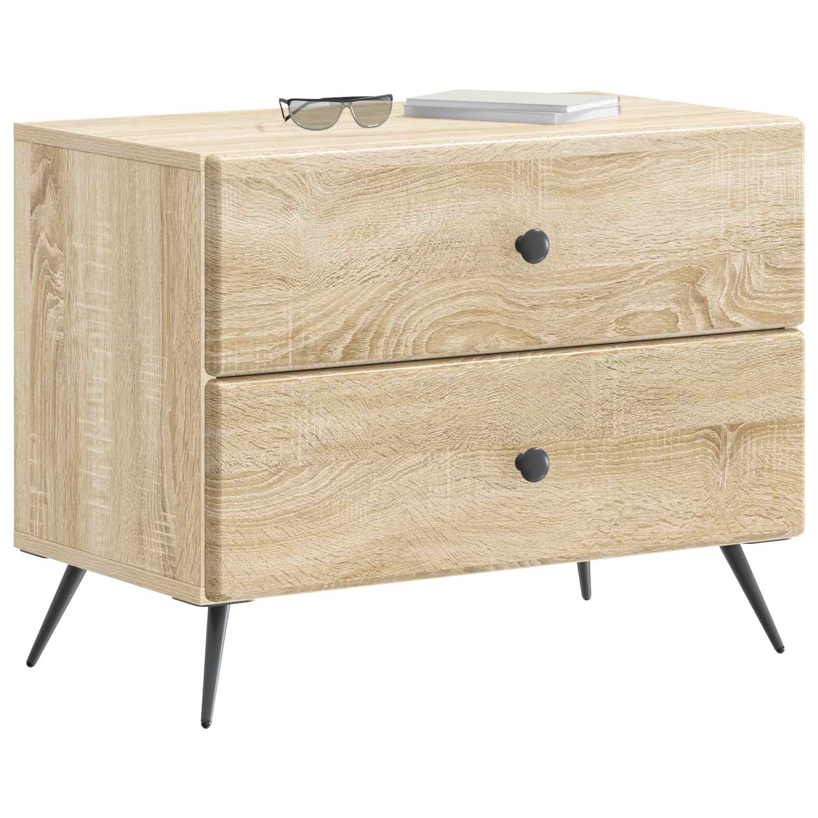 Cabinet de chevet avec tiroir Chêne Sonoma 62 x 34,5 x 47,5 cm - XIOS