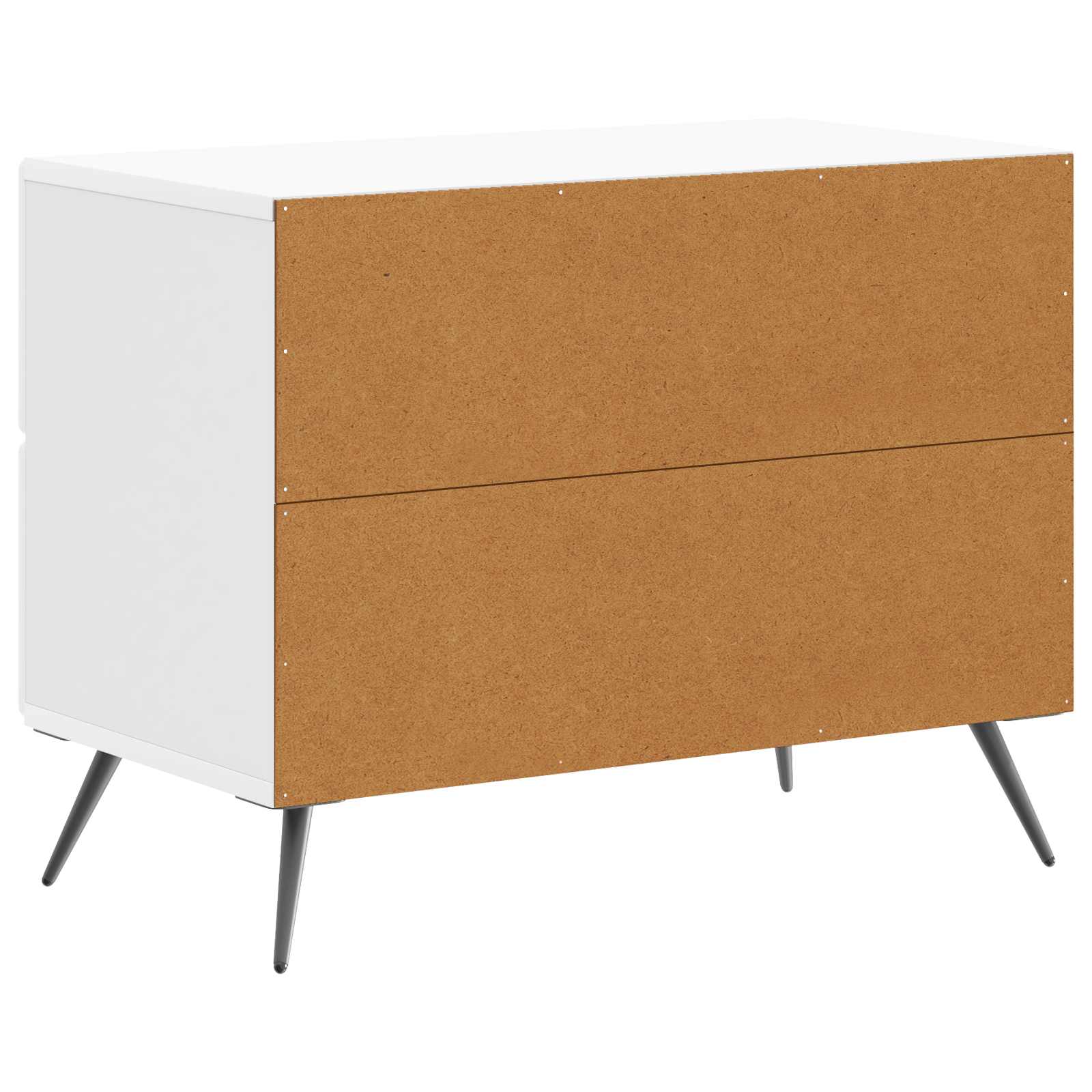 Cabinet de chevet Blanc brillant 62 x 34,5 x 47,5 cm - XIOS