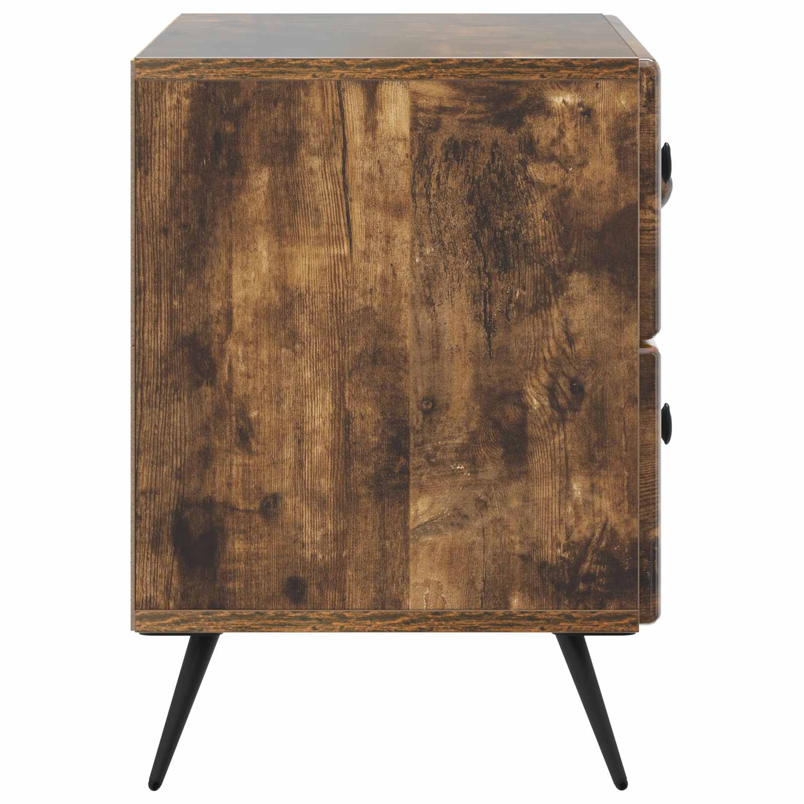 Cabinet de chevet avec tiroir Chêne fumé 62 x 34,5 x 47,5 cm - XIOS