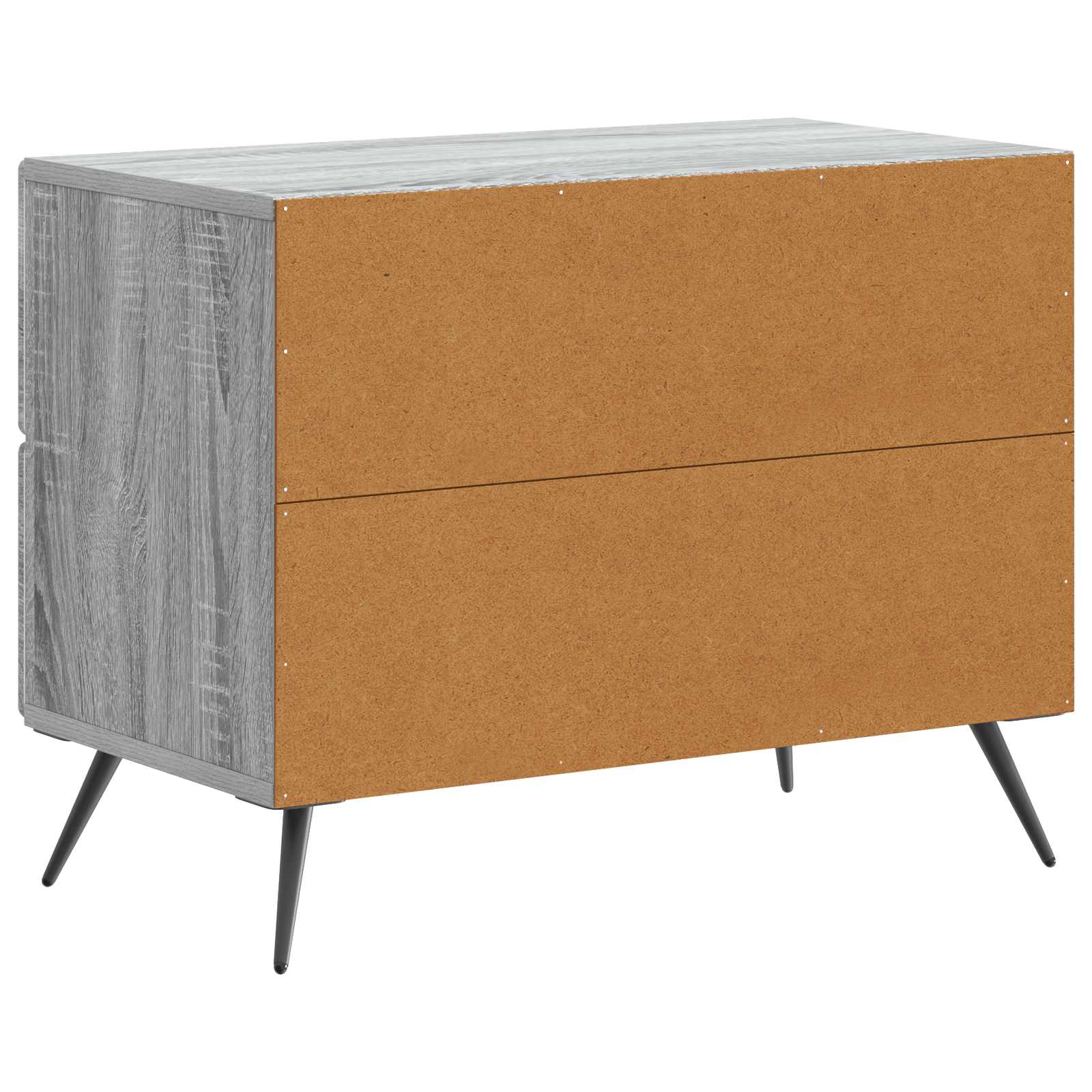 Cabinet de chevet avec tiroir Sonoma gris 62 x 34,5 x 47,5 cm - XIOS