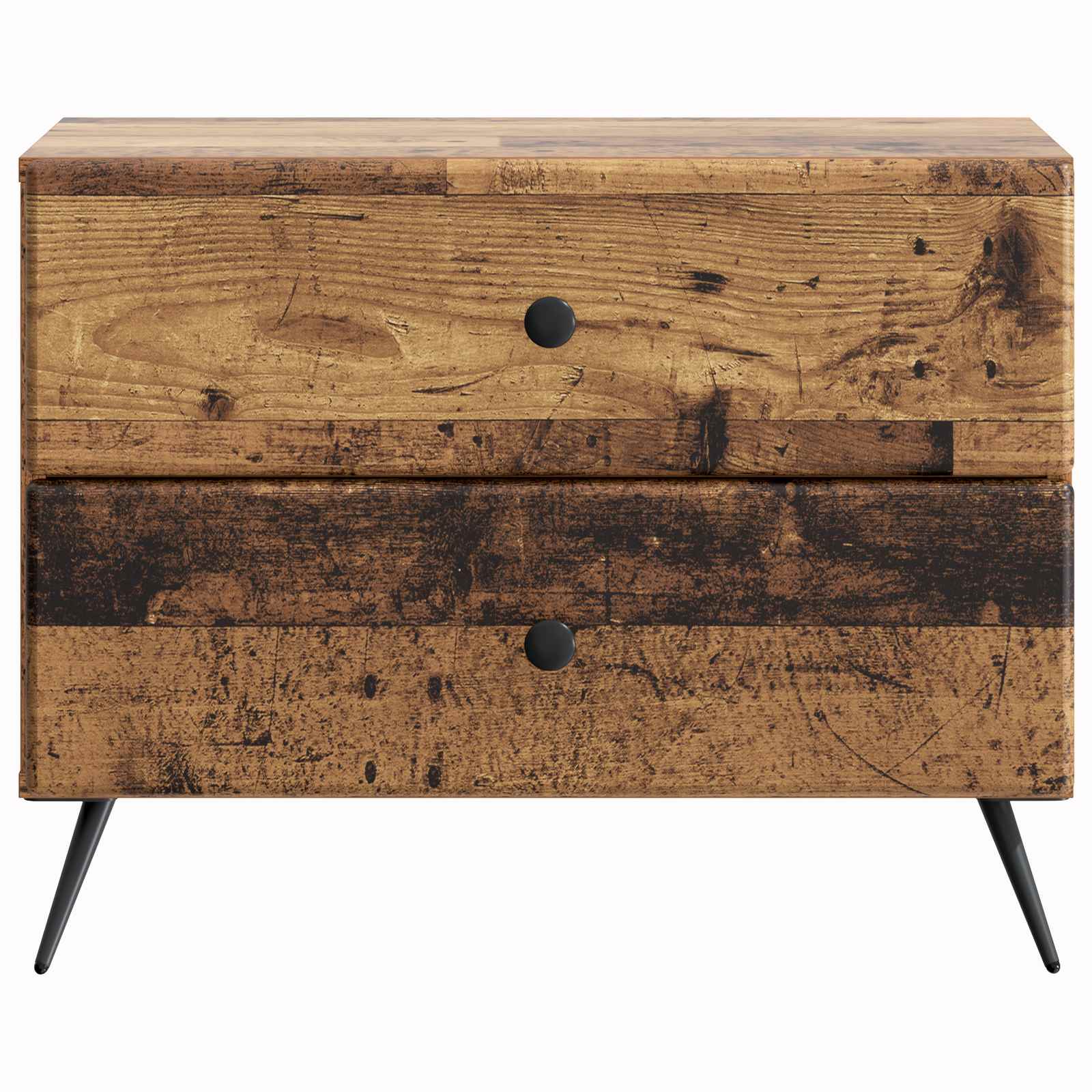 Cabinet de chevet avec tiroir Bois ancien 62 x 34,5 x 47,5 cm - XIOS