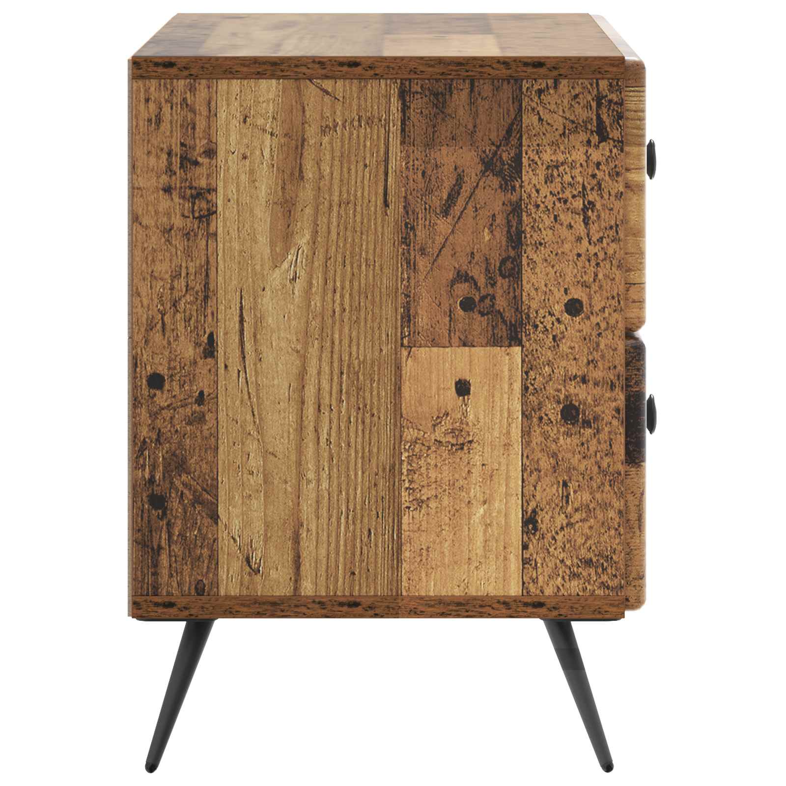 Cabinet de chevet avec tiroir Bois ancien 62 x 34,5 x 47,5 cm - XIOS