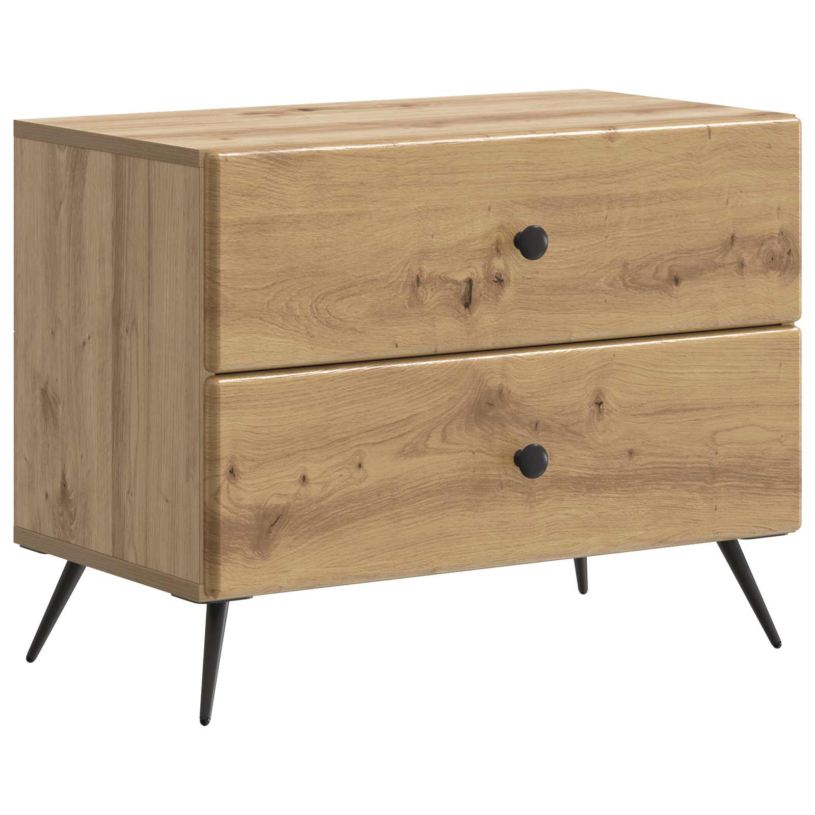 Cabinet de chevet Chêne artisanal 62 x 34,5 x 47,5 cm - XIOS