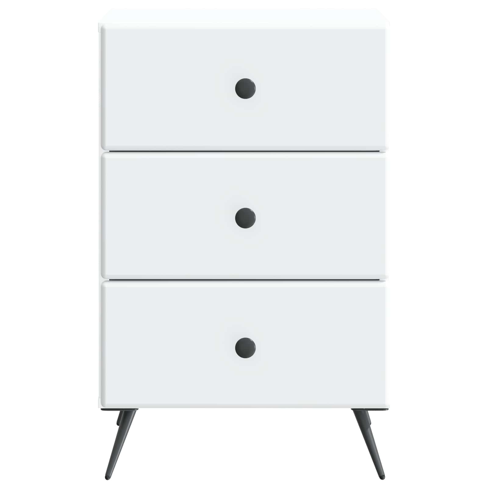 Cabinet de chevet Blanc 43 x 41 x 66,5 cm Bois d'ingénierie - XIOS