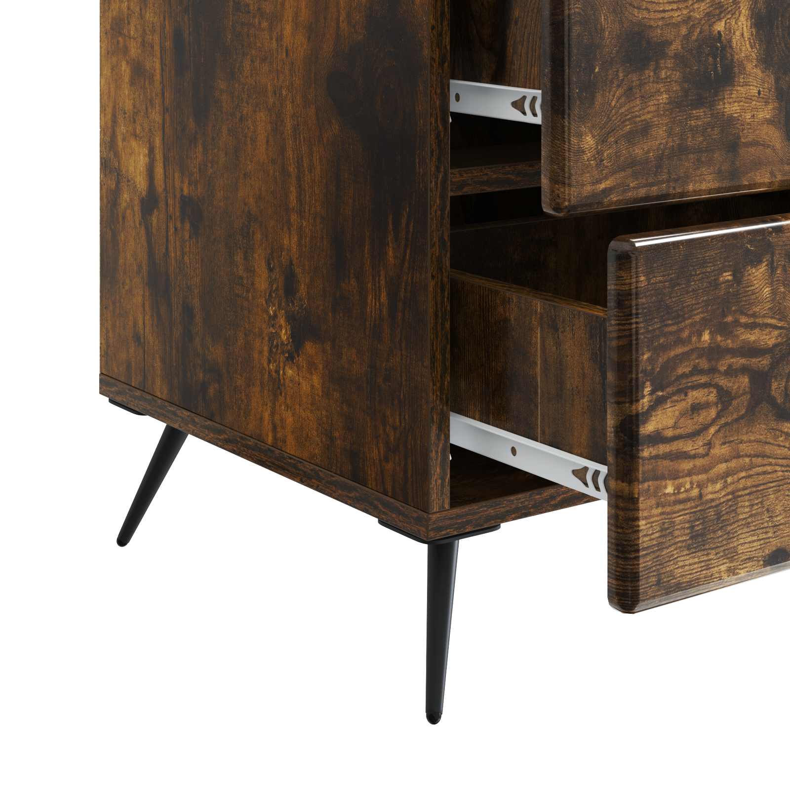 Cabinet de chevet avec tiroir Chêne fumé 43 x 41 x 66,5 cm - XIOS