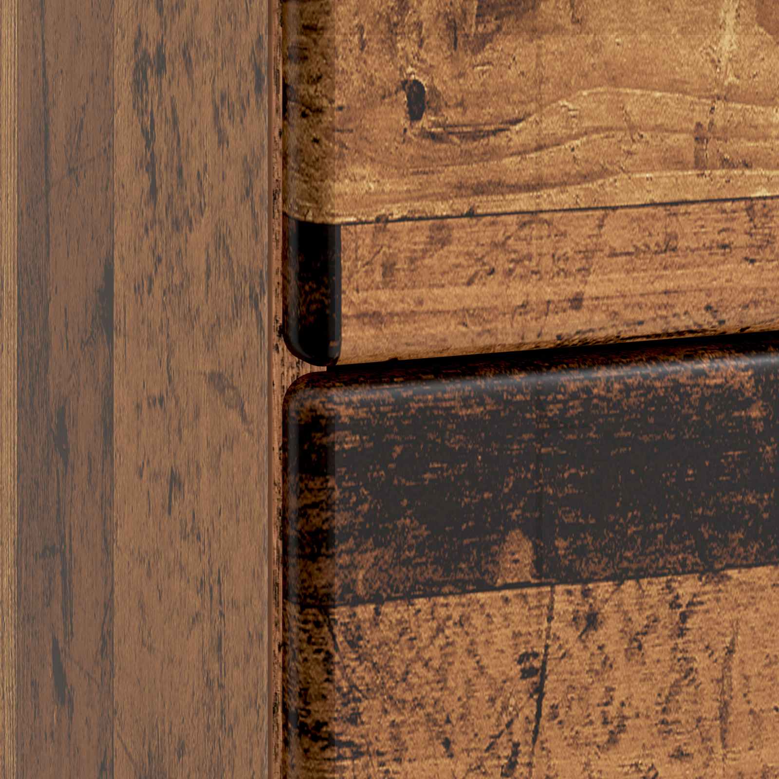 Cabinet de chevet avec tiroir Bois ancien 43 x 41 x 66,5 cm - XIOS