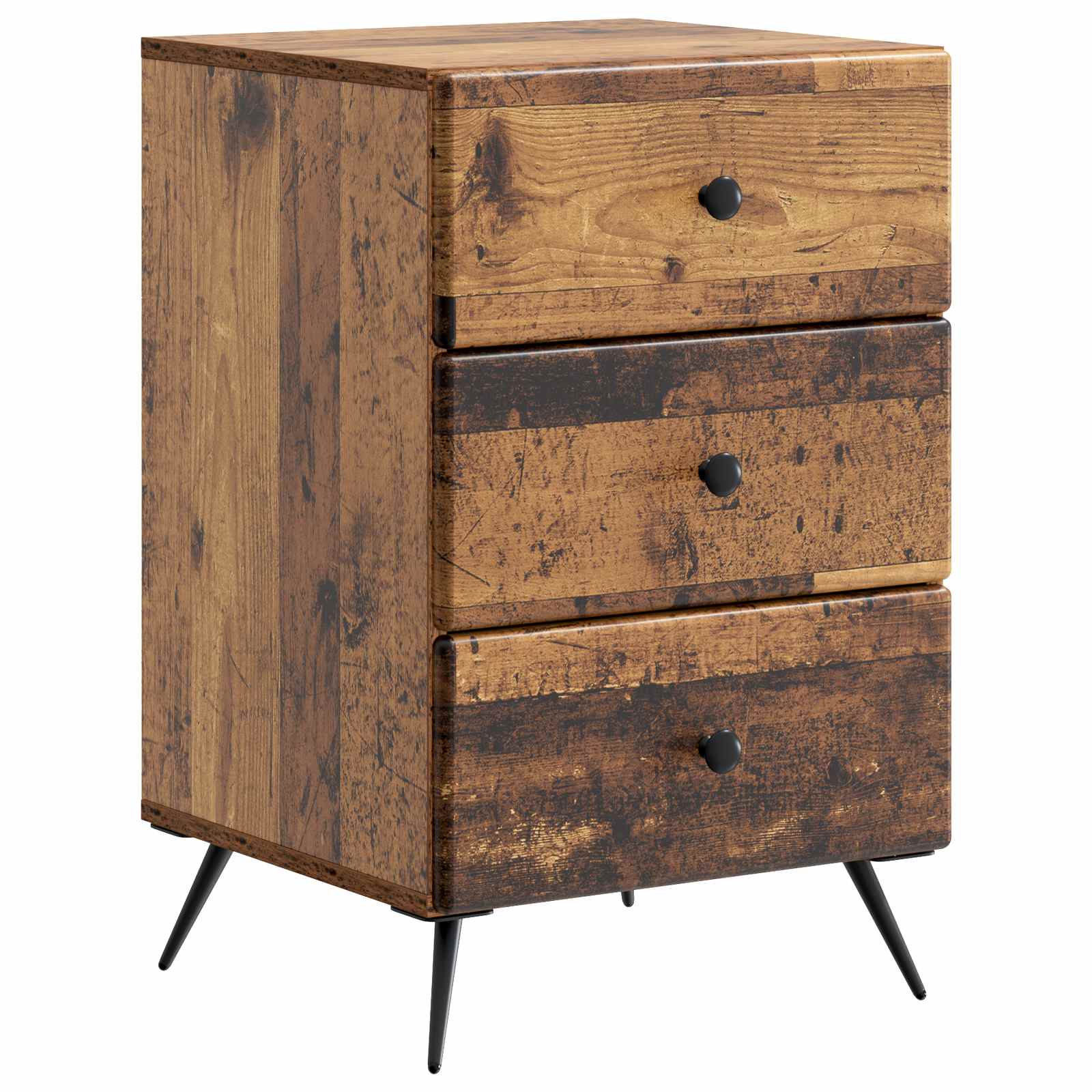 Cabinet de chevet avec tiroir Bois ancien 43 x 41 x 66,5 cm - XIOS