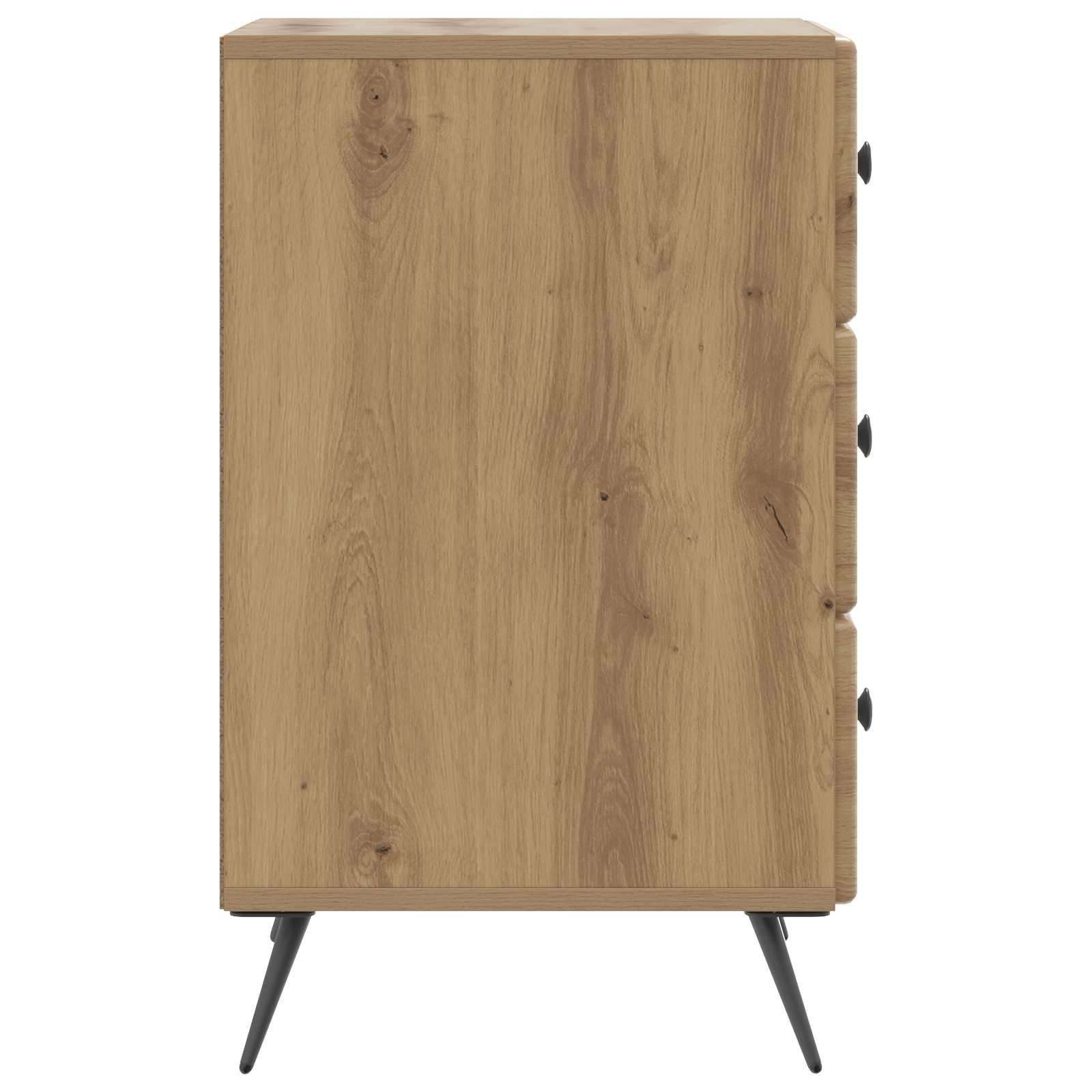 Cabinet de chevet avec tiroir Chêne artisanal 43 x 41 x 66,5 cm - XIOS