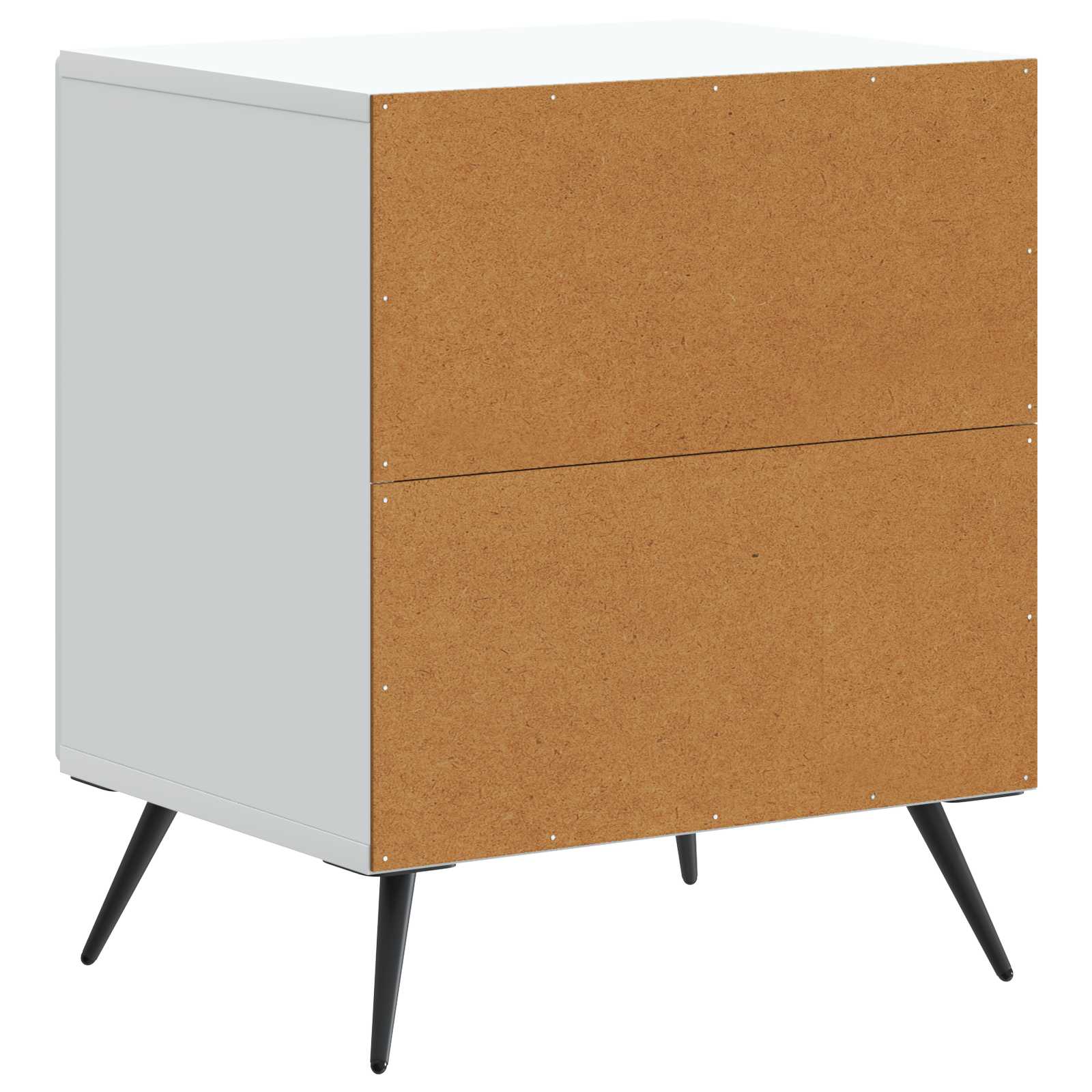 Cabinet de chevet 2 pcs Blanc 43 x 34,5 x 50 cm - XIOS