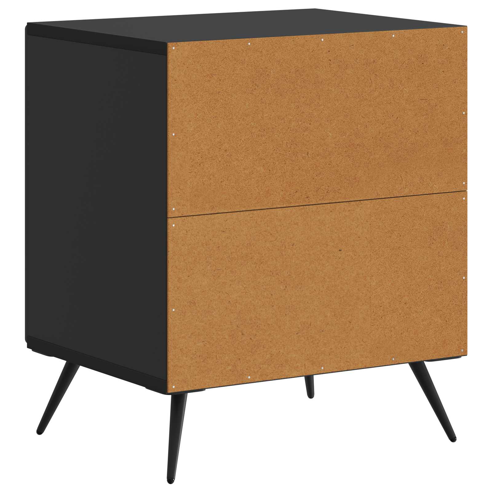 Cabinet de chevet 2 pcs Noir 43 x 34,5 x 50 cm - XIOS