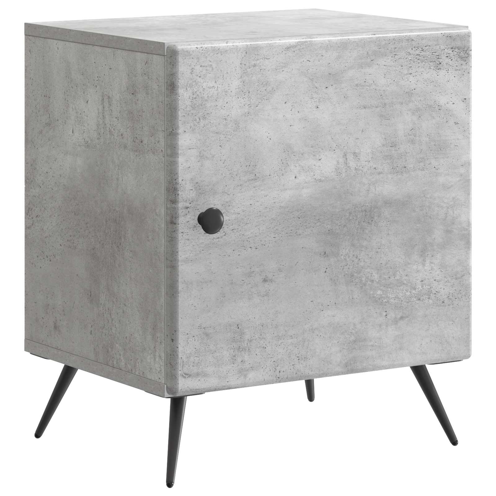 Cabinet de chevet 2 pcs Gris béton 43 x 34,5 x 50 cm - XIOS