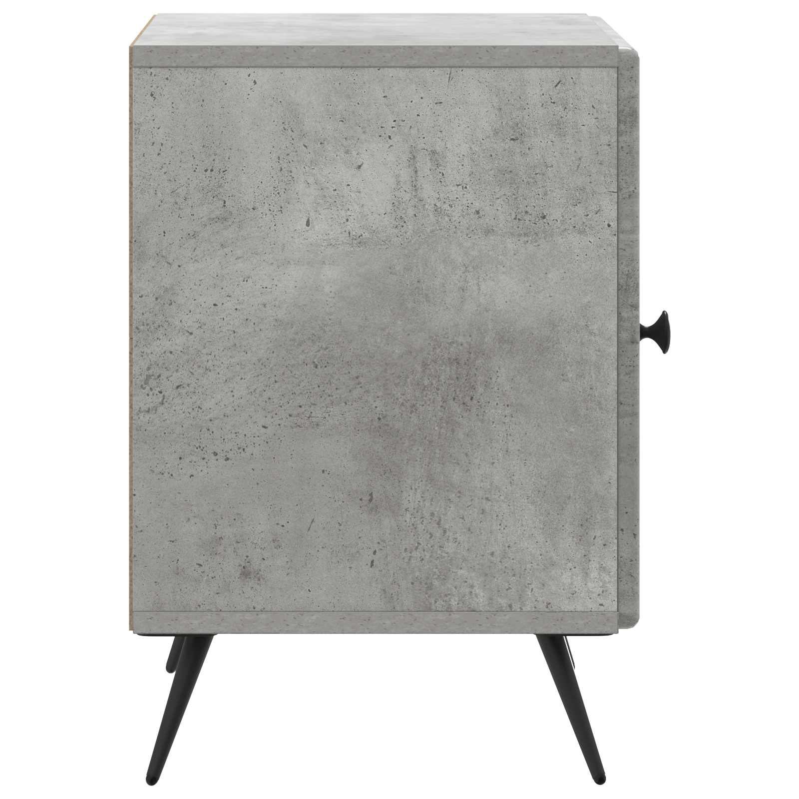 Cabinet de chevet 2 pcs Gris béton 43 x 34,5 x 50 cm - XIOS